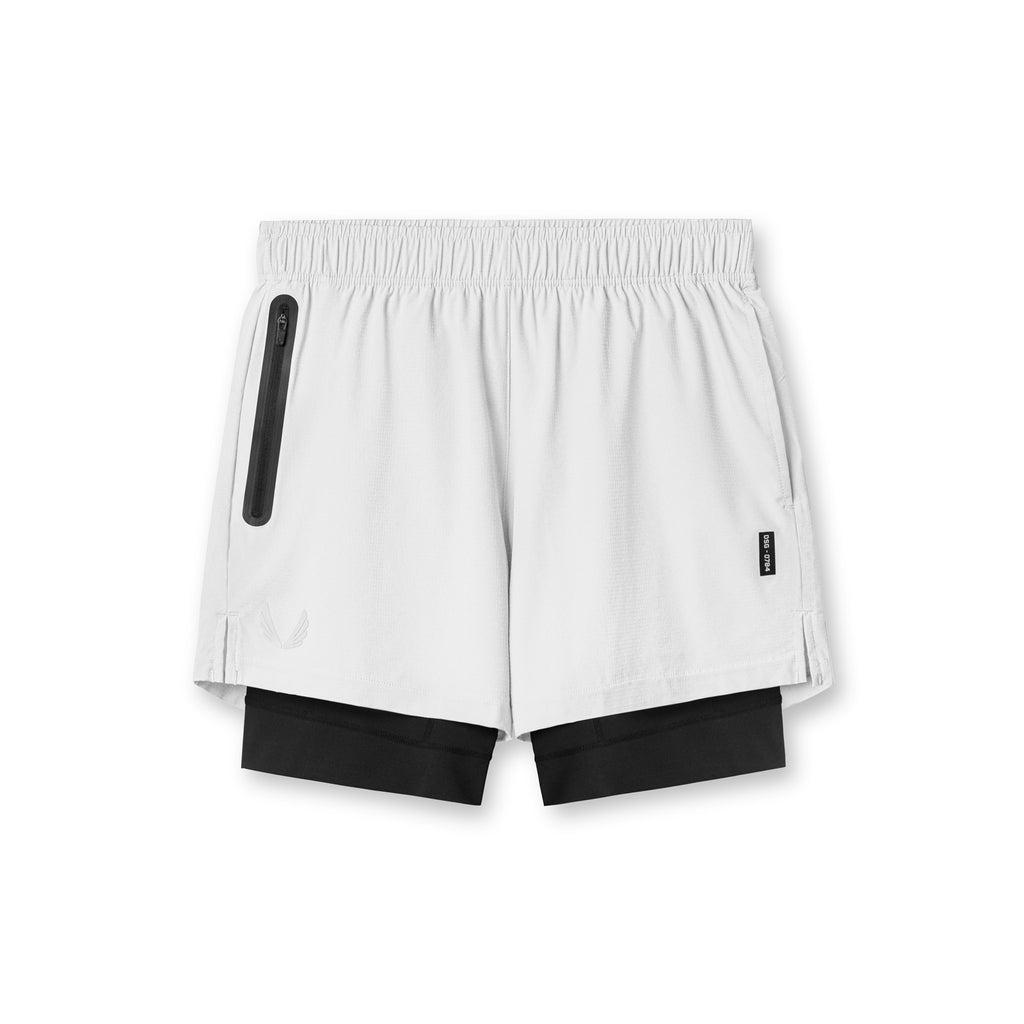 0784. Ultralite™ 6" Liner Short - White/Black Male Product Image