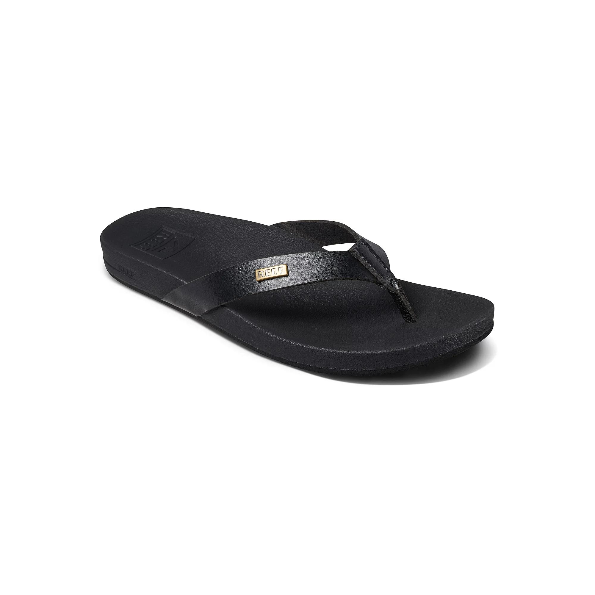 REEF Kaia Women's Flip Flop Sandals, Size: 6, Black Black Product Image