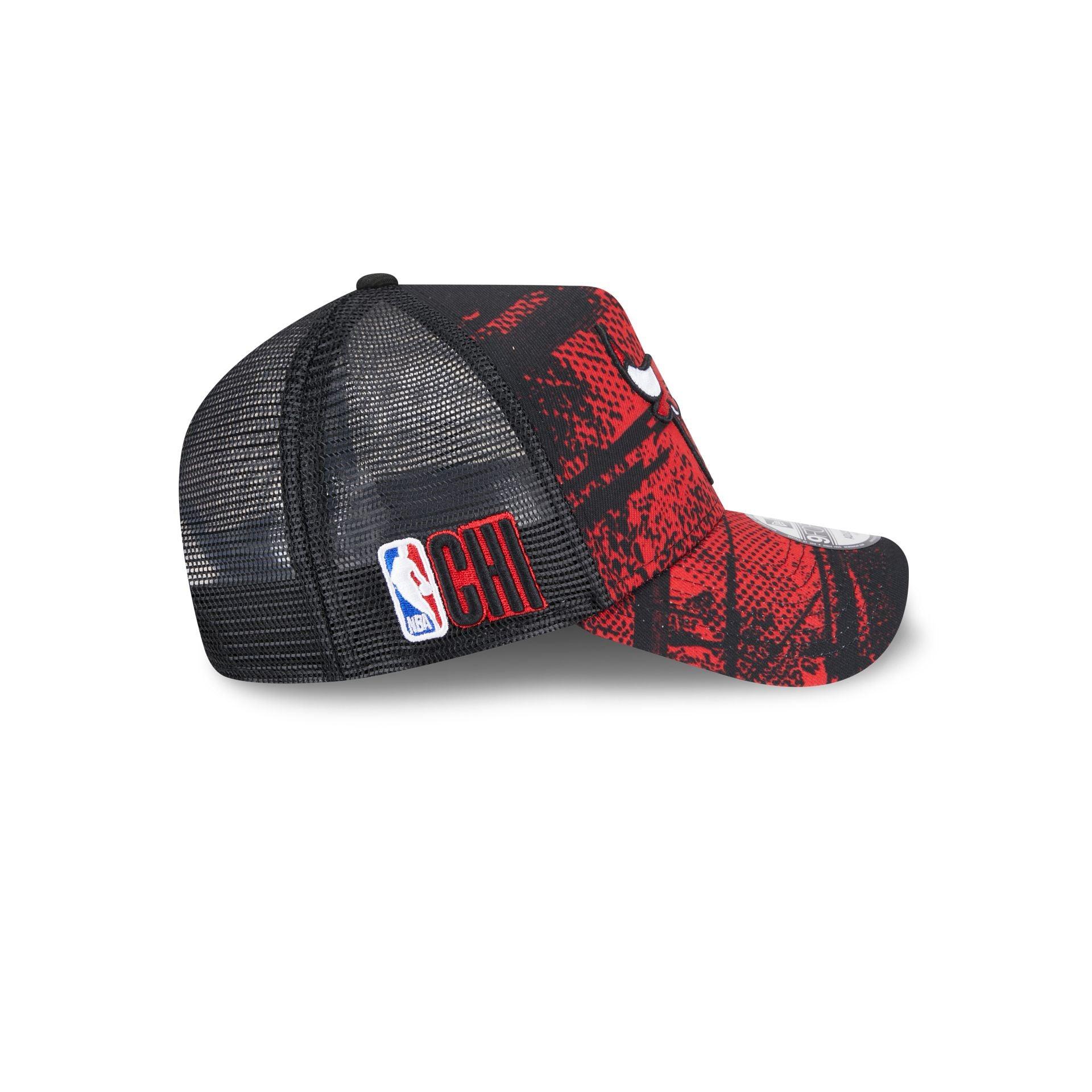 Chicago Bulls 2024 Tip-Off 9FORTY A-Frame Trucker Hat Male Product Image