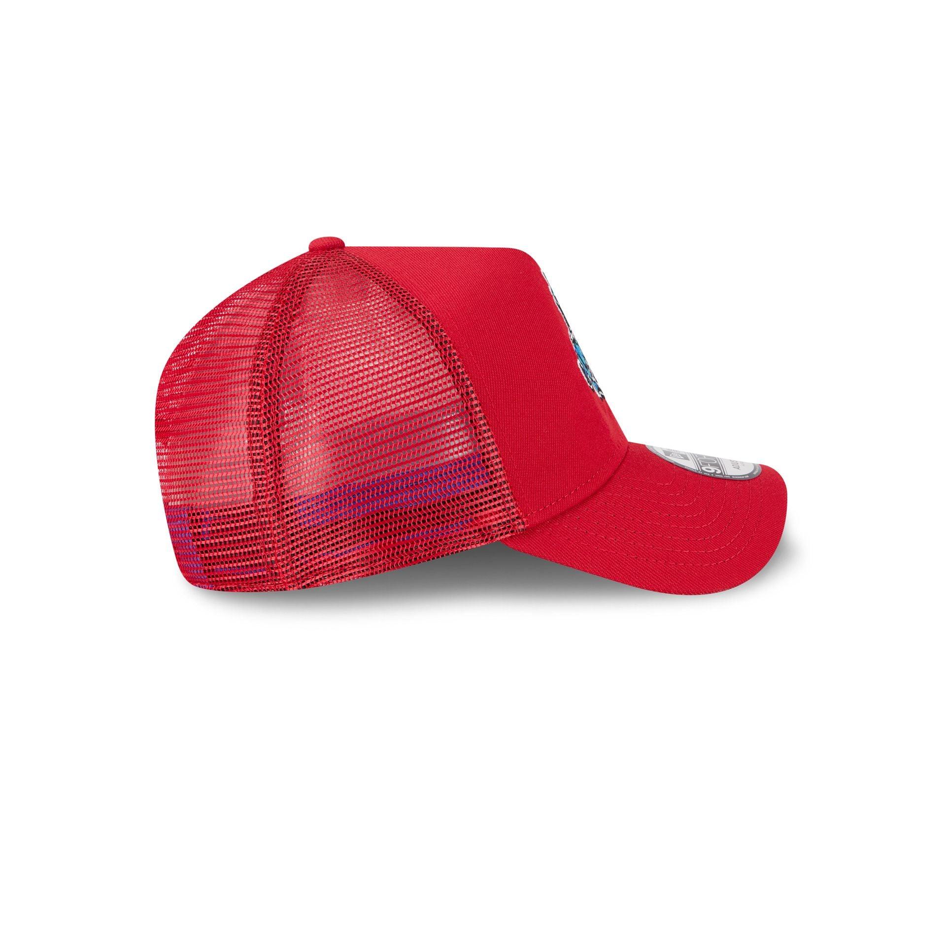 Big League Chew x Cincinnati Reds 9FORTY A-Frame Trucker Hat Male Product Image