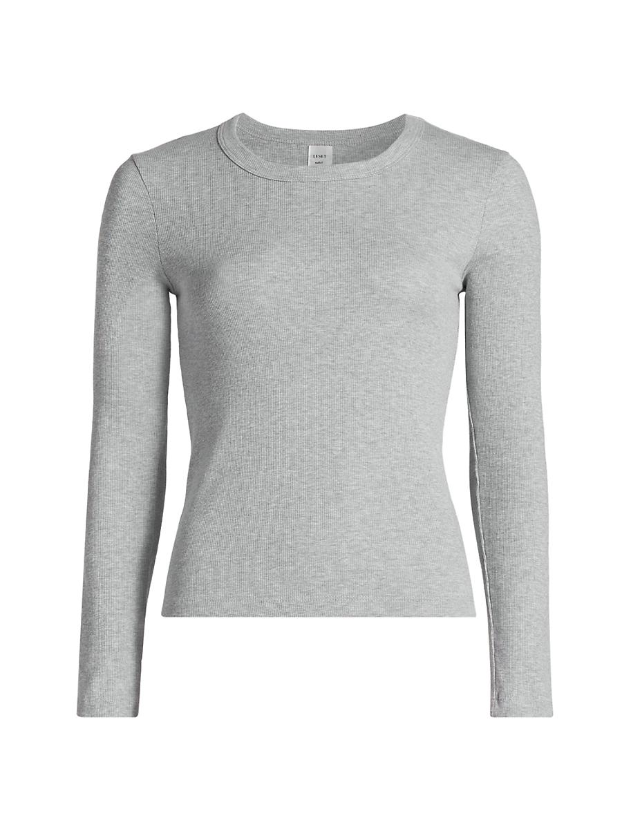 Womens Kelly Long-Sleeve Slim-Fit T-Shirt Product Image