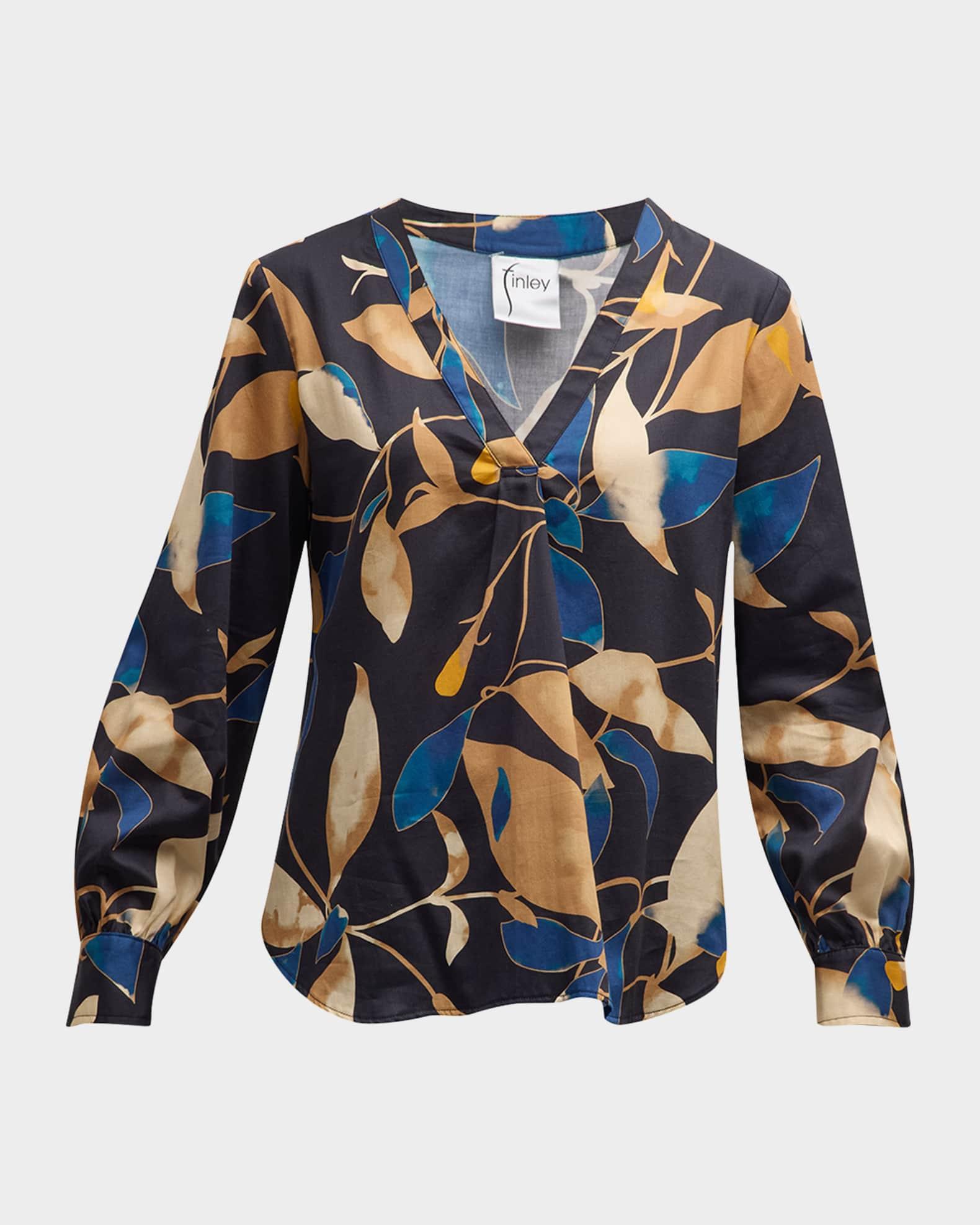 Celeste Floral-Print Cotton Top Product Image