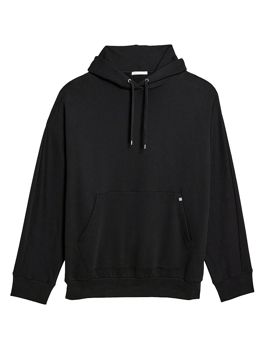 Mens Mega Logo Zip-Accented Oversized Hoodie Product Image