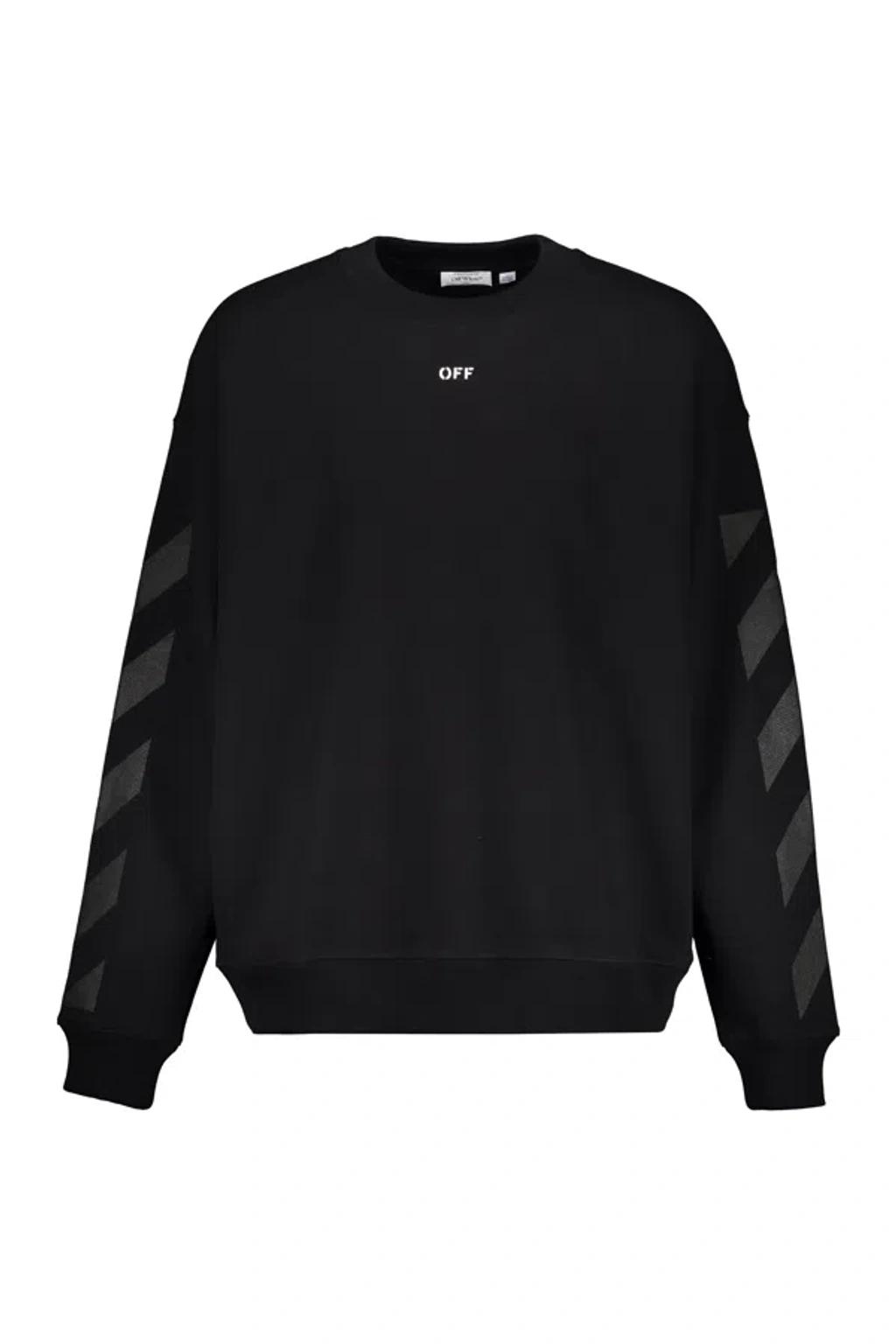 chevron long-sleeve sweatshirt Product Image
