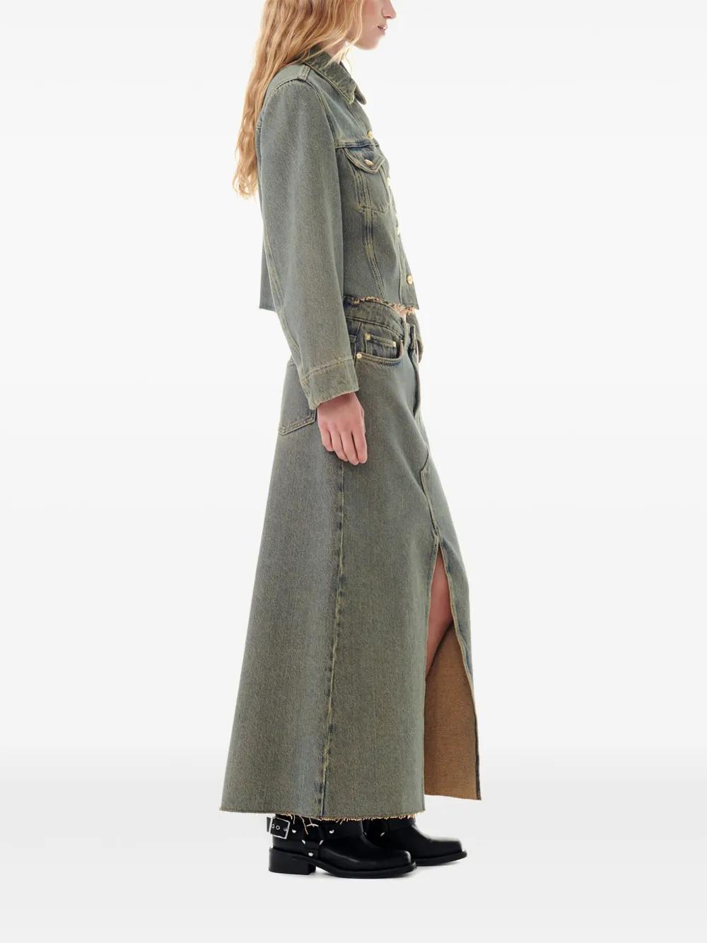 long denim skirt  Product Image