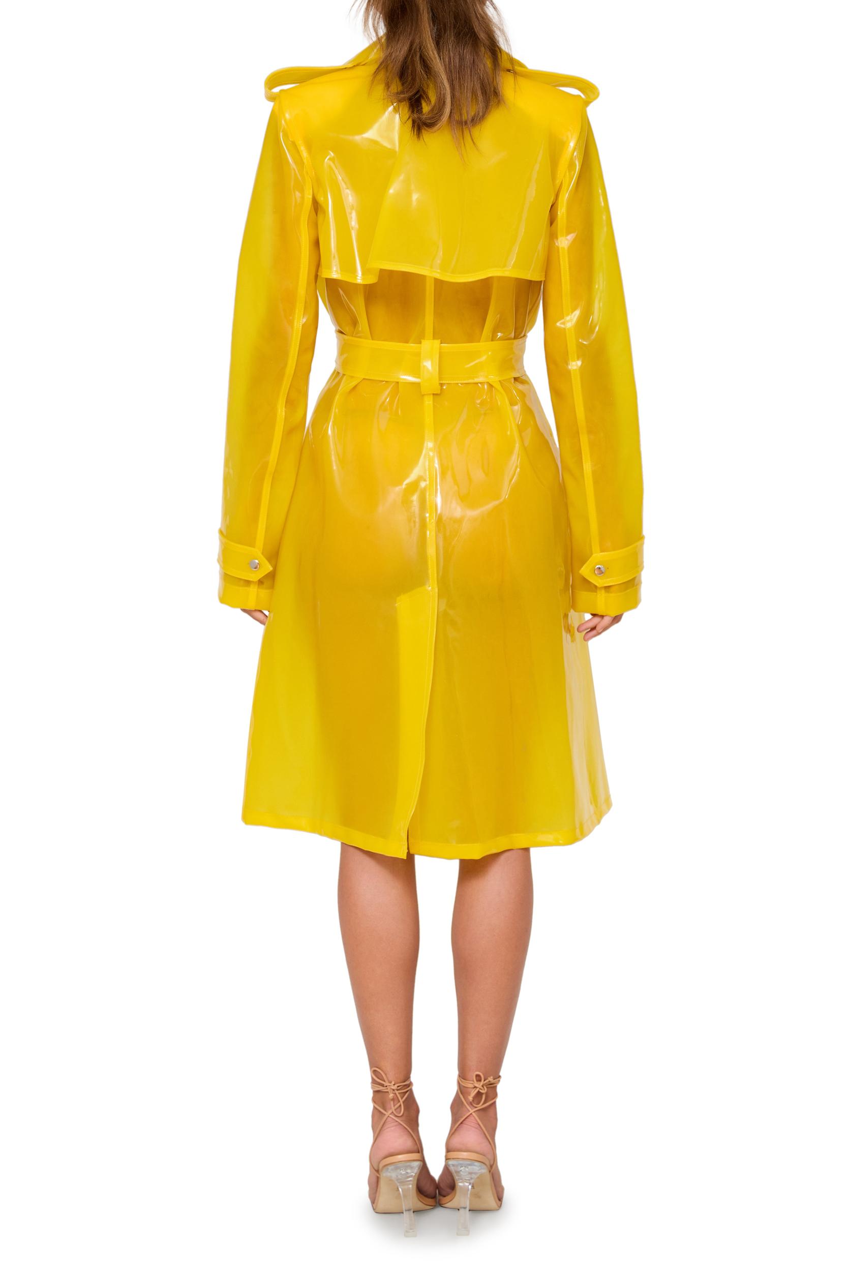 PVC Trench Coat Product Image