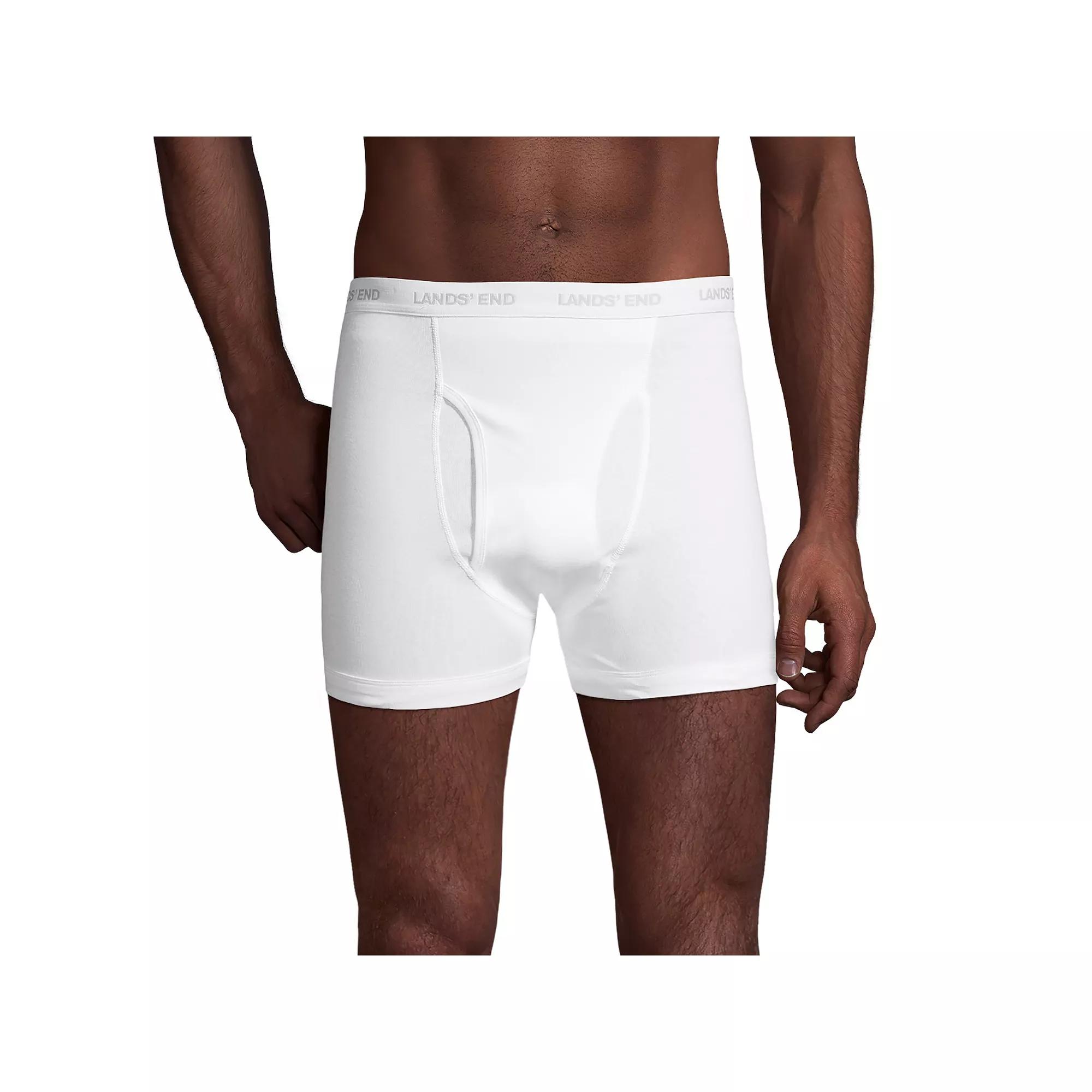 Men's Lands' End 3-pack Knit Boxer Briefs,  Product Image
