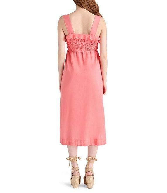 Steve Madden Daria Square Neck Sleeveless Midi Dress Product Image