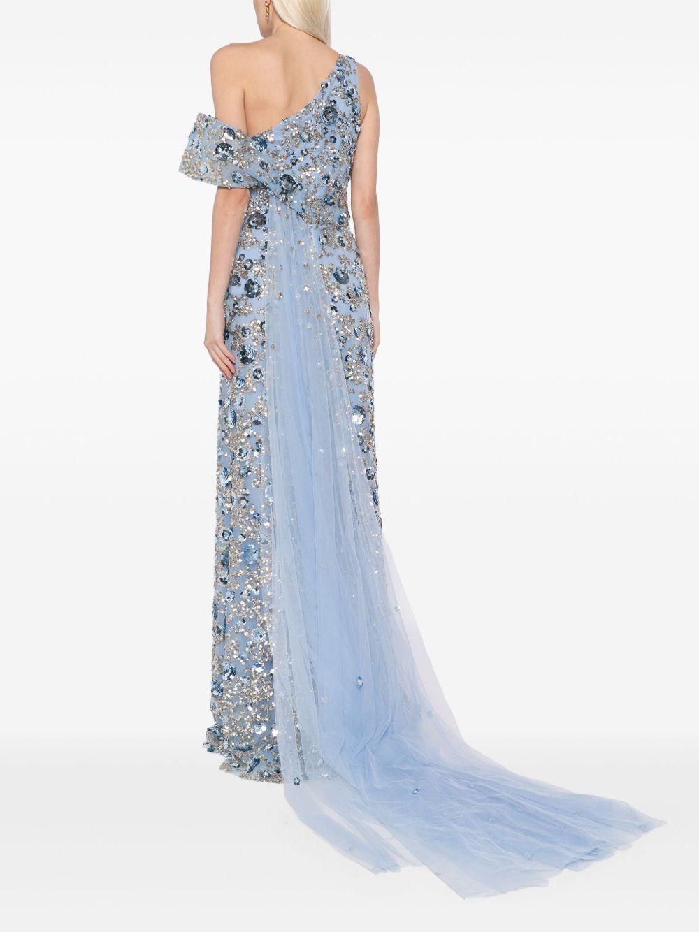 off-shoulder and one shoulder strap dress Product Image