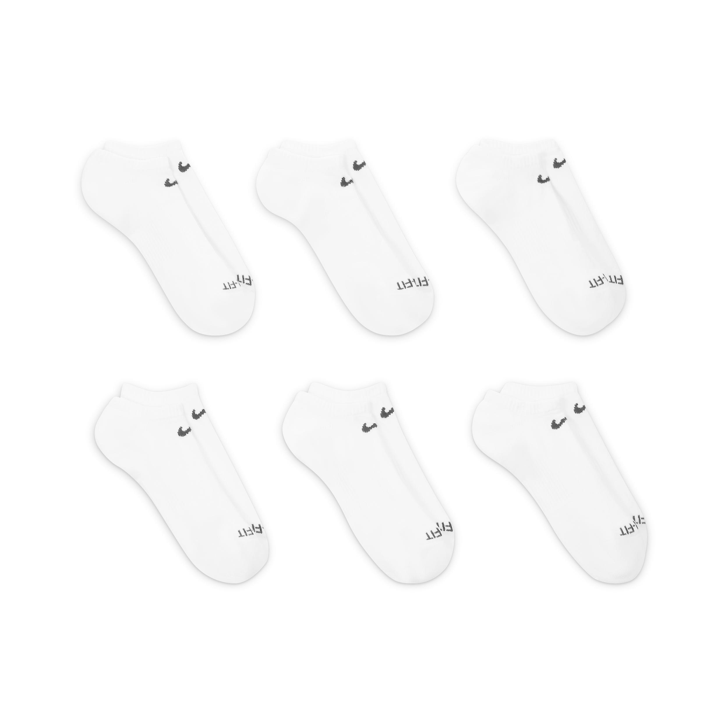 Nike Men's Everyday Plus Cushioned Training No-Show Socks (6 Pairs) Product Image