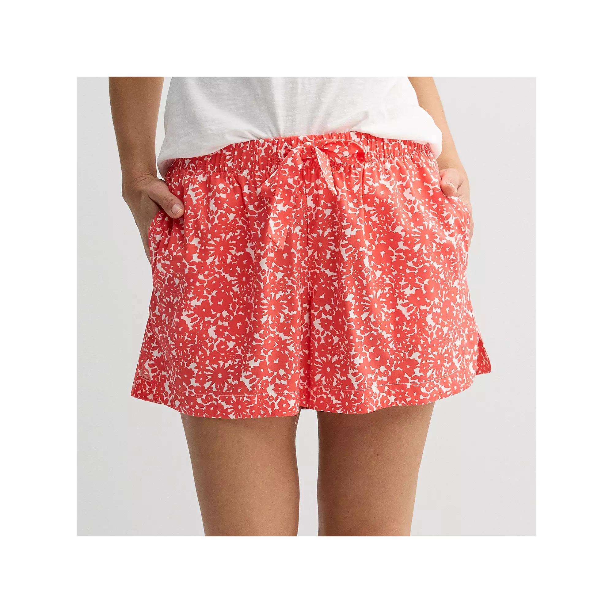 Womens Sonoma Goods For Life Woven Pajama Shorts Product Image