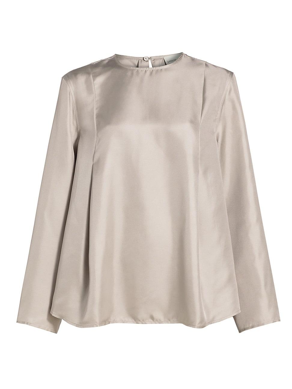 Womens Adalyn Silk Blouse Product Image