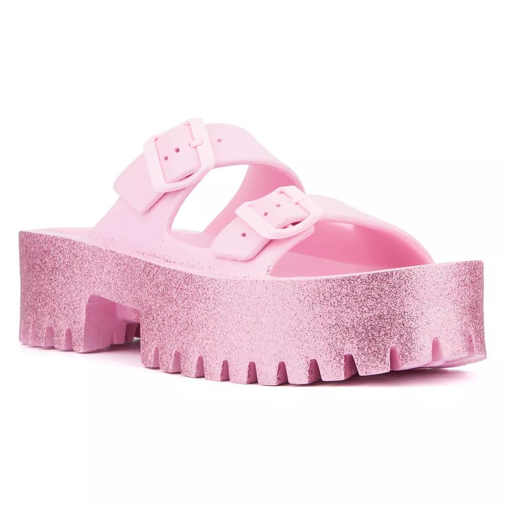 Olivia Miller Women's Sparkles Slide Sandals,  Product Image