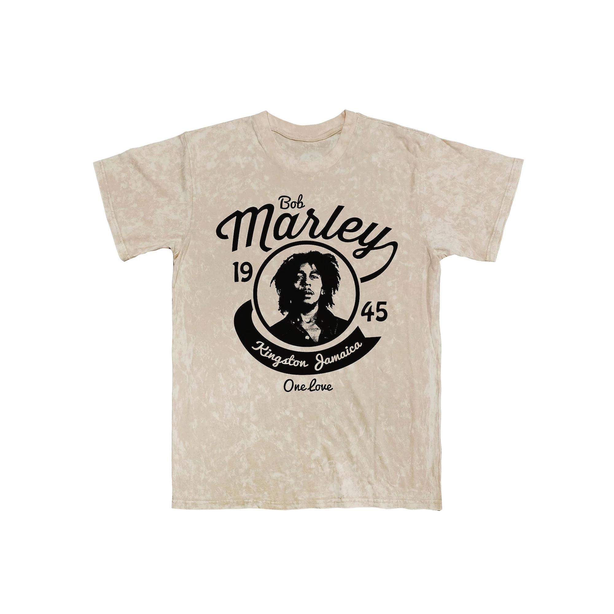 Mens Bob Marley Kingston One Love Graphic Tee Natural Mineral Blue Product Image