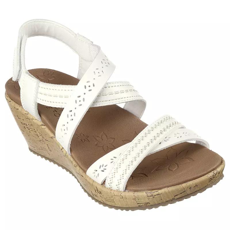 Skechers Cali Beverlee Delicate Glow Womens Wedge Sandals Product Image