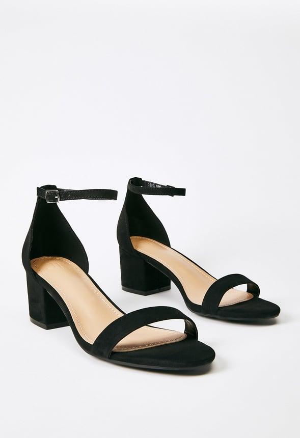 JustFab Margaux Platform Loafer Pump Womens Black/ White Size 8.5 Product Image