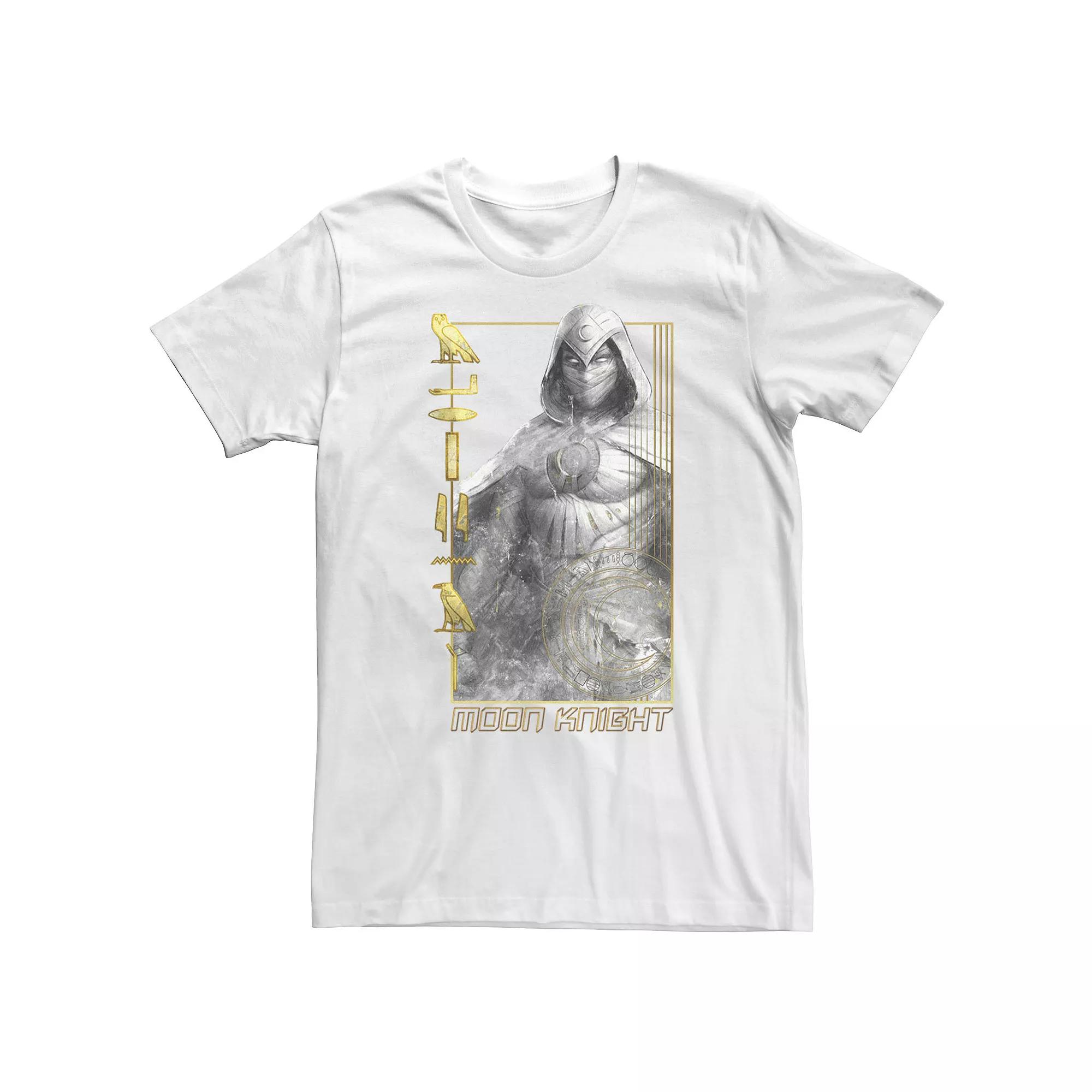 Big & Tall Marvel Moon Knight Moon Is Bright Glyphs Tee, Men's,  Product Image