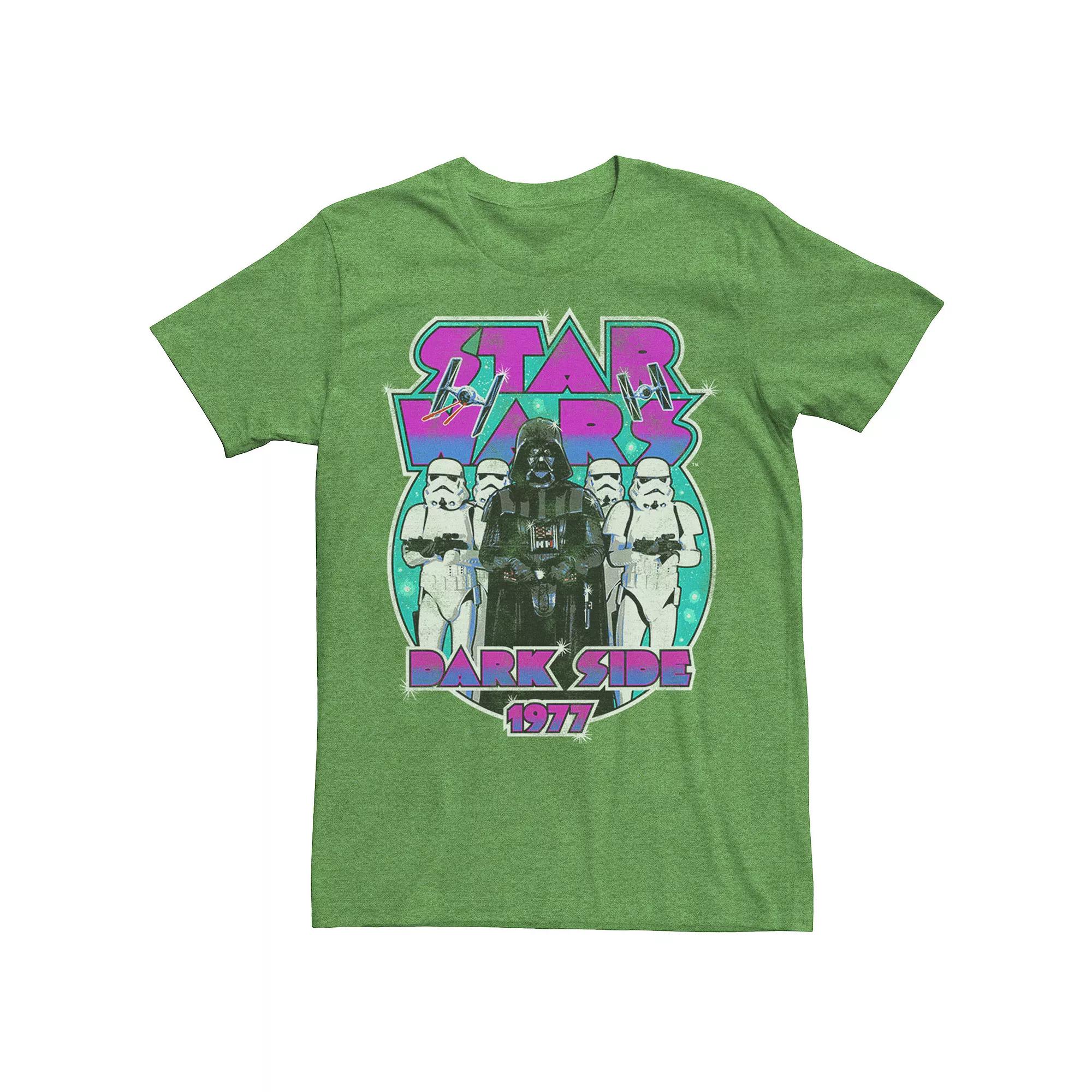 Men's Star Wars Vader and the Troopers 1977 Dark Side Rock Tee,  Product Image