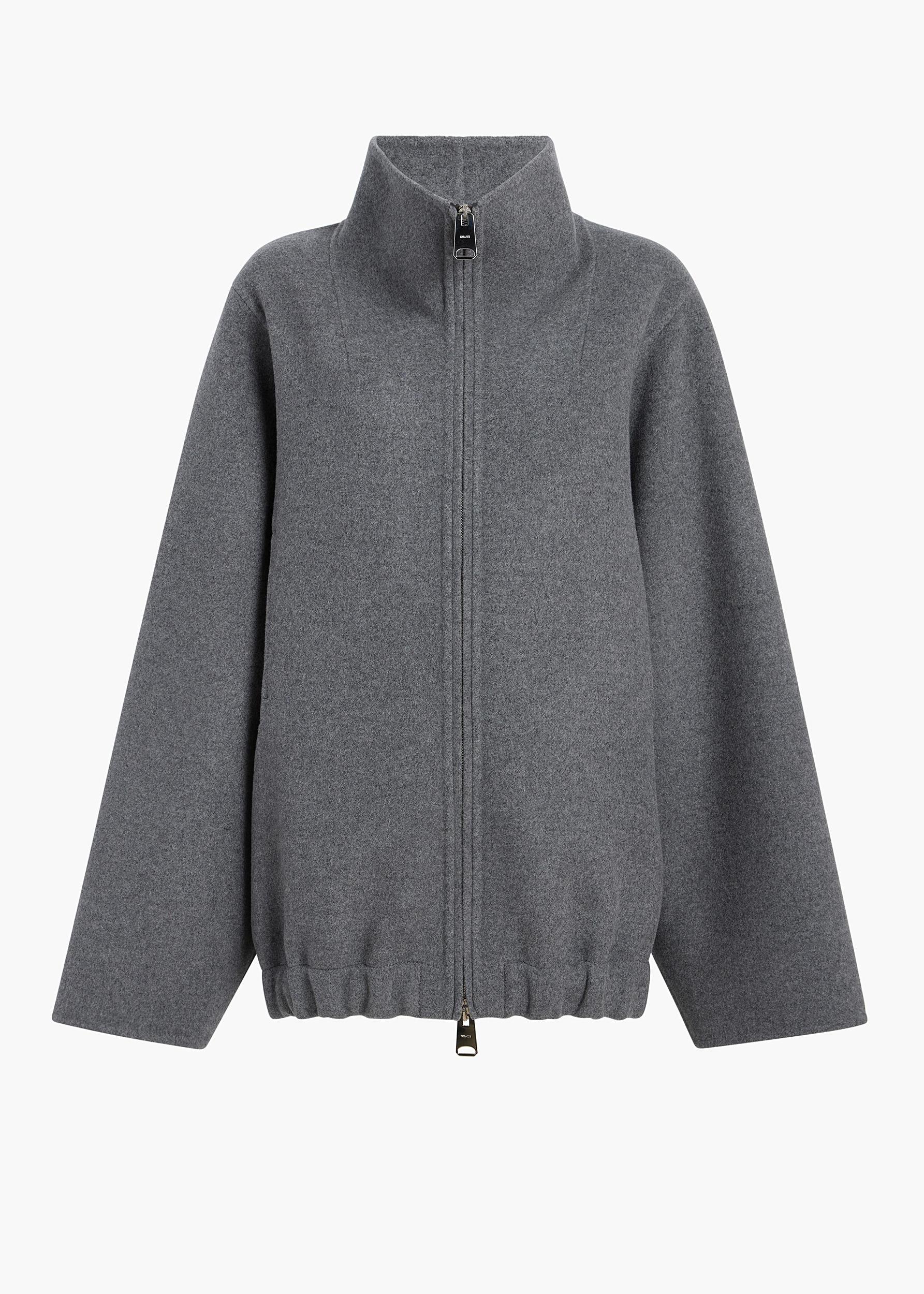 Garret Jacket in Grey Melange Product Image