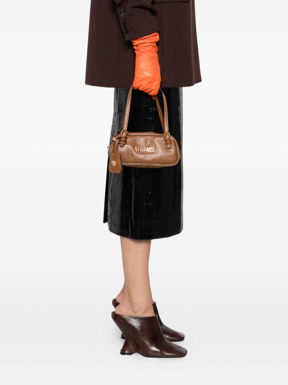 logo-plaque top-handle bag Product Image