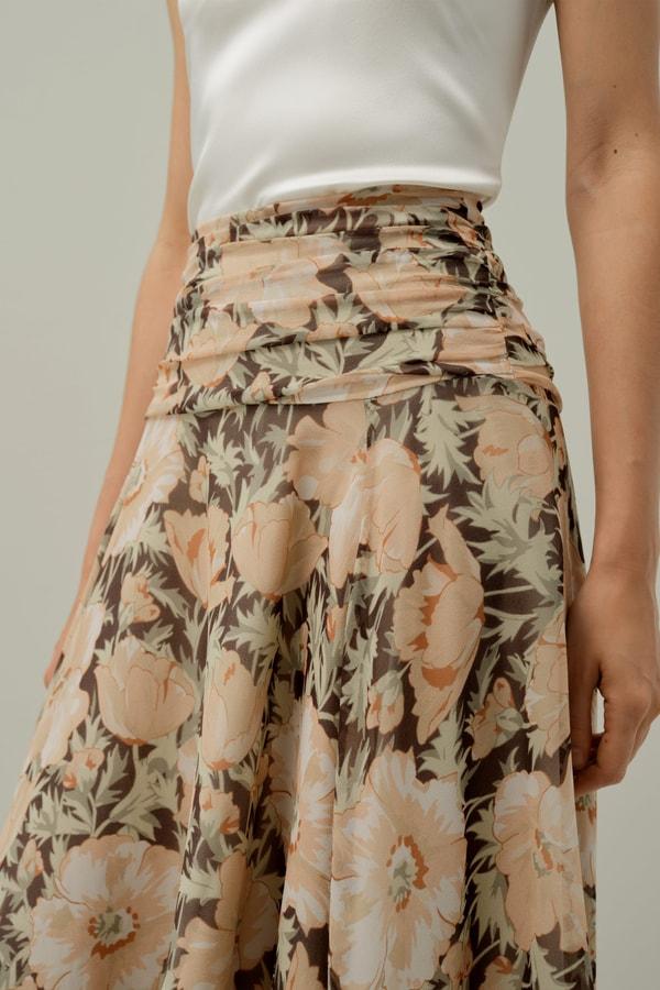 Poppy Parade Skirt - Made With Liberty Fabric Product Image