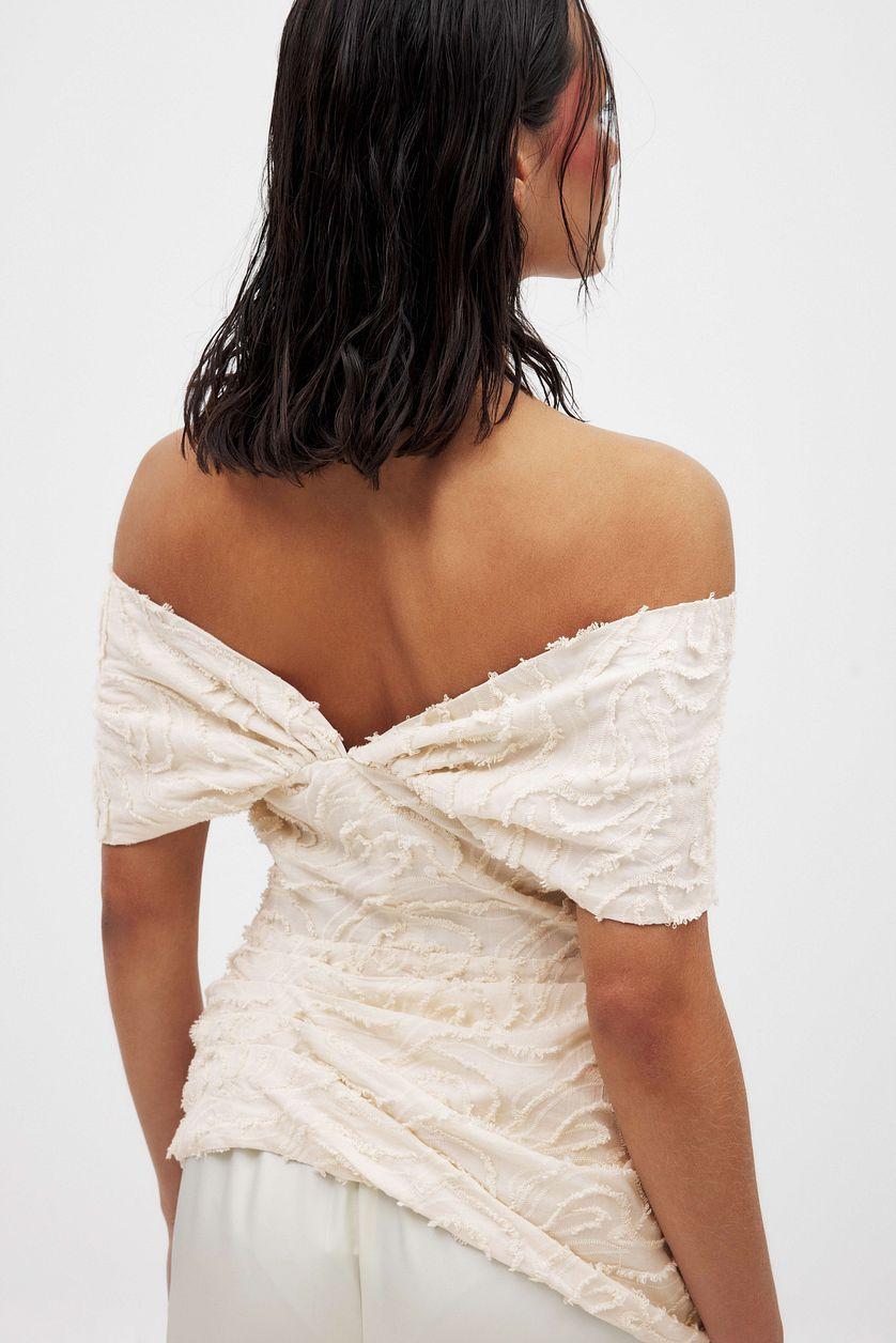 Structured Off Shoulder Top Product Image