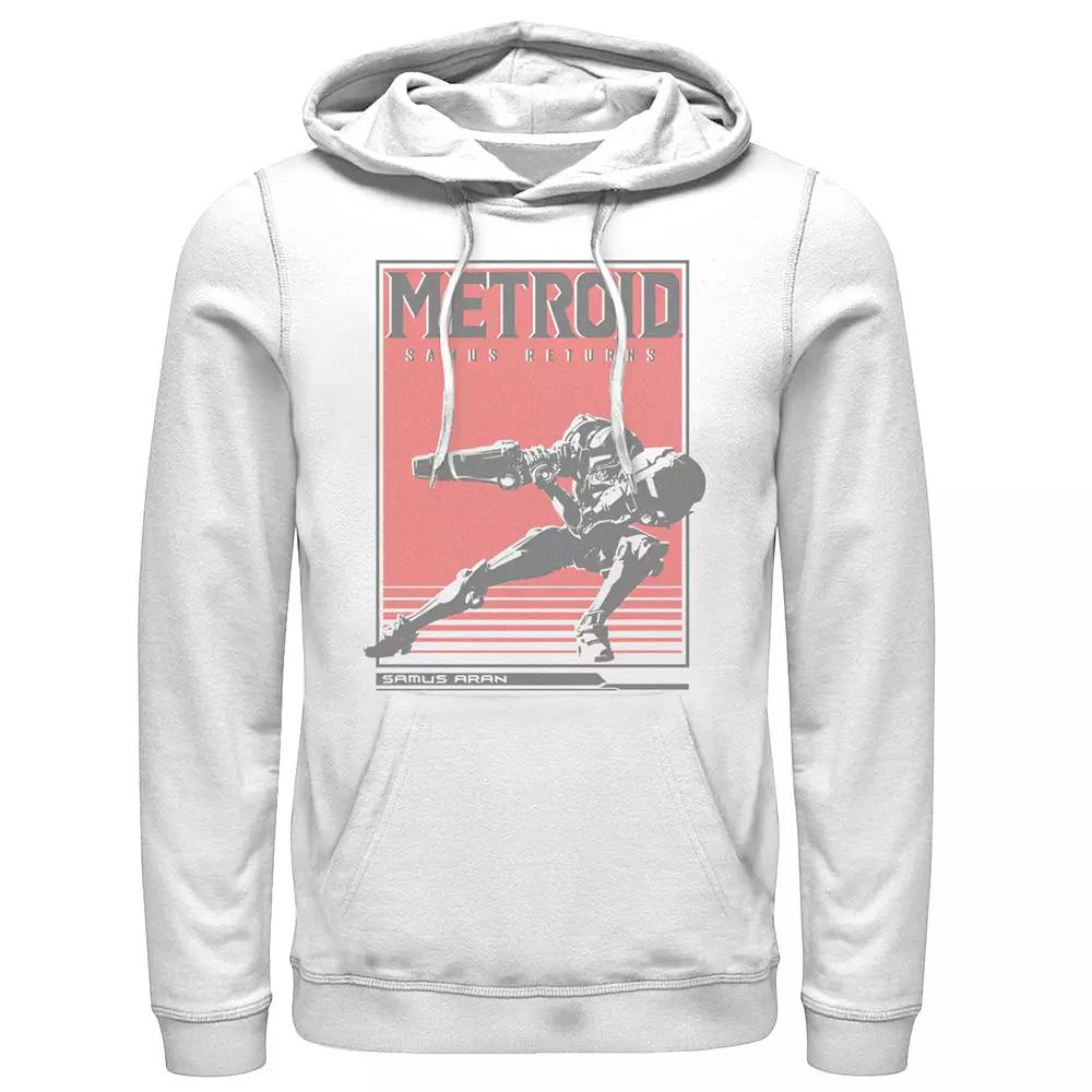 Men's Nintendo Metroid Samus Returns Side Pose Hoodie,  Product Image