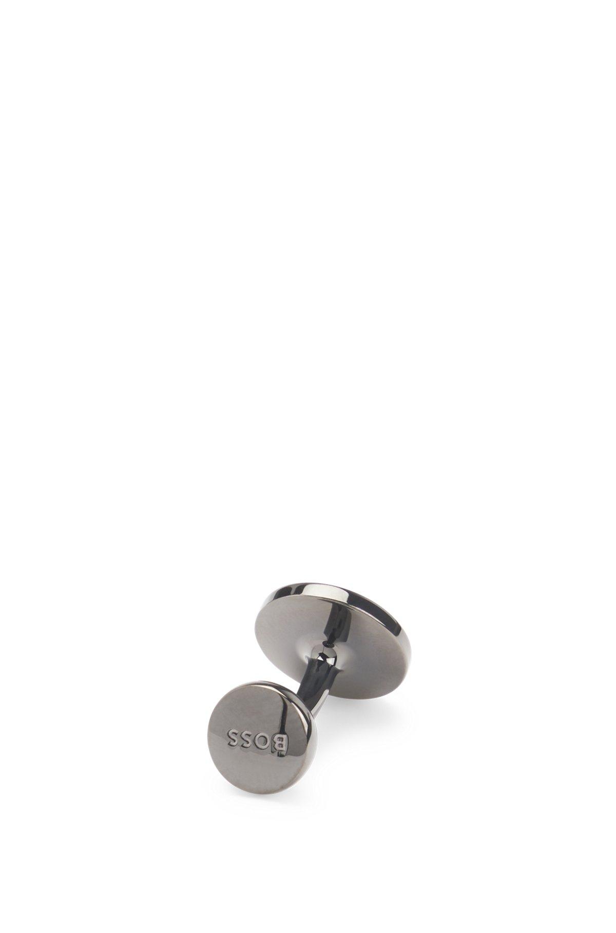 Brass cufflinks with Double B monogram Product Image