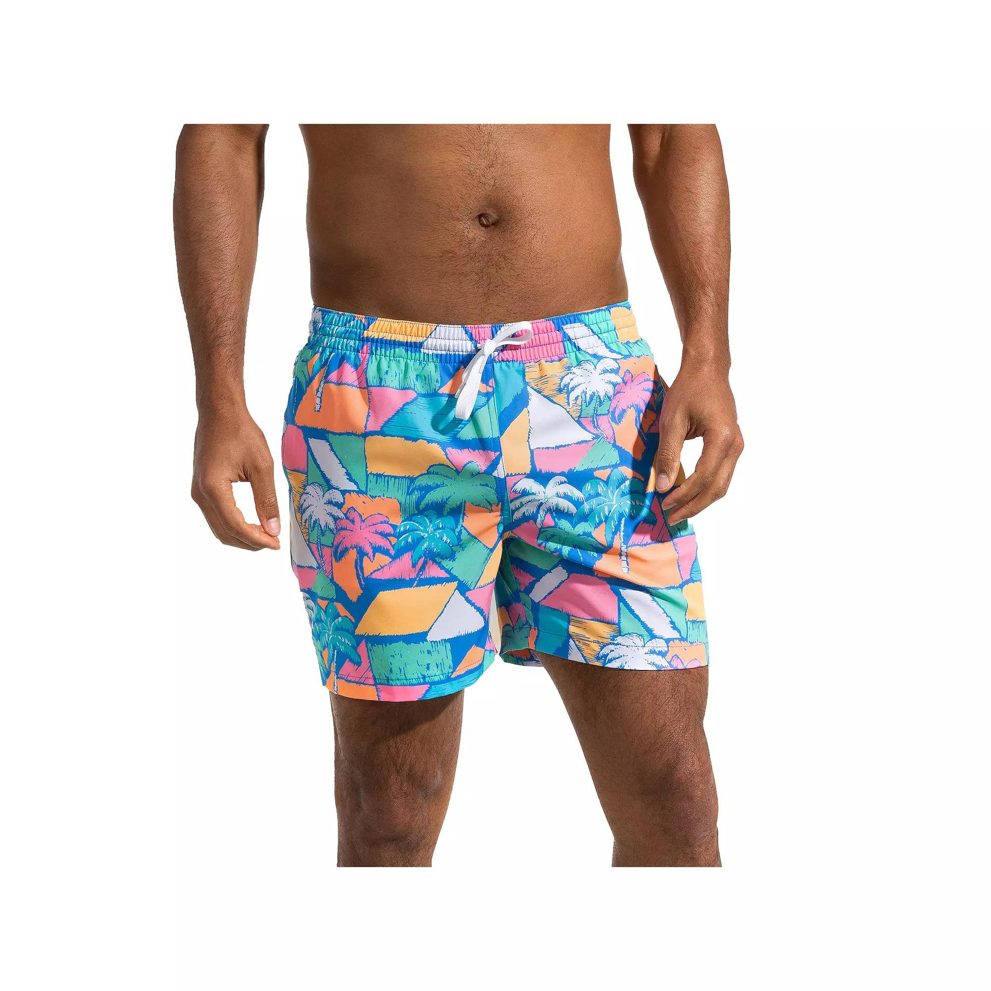 Men's Chubbies 5.5" Swim Trunks, Size: Small, Blue Palm Product Image
