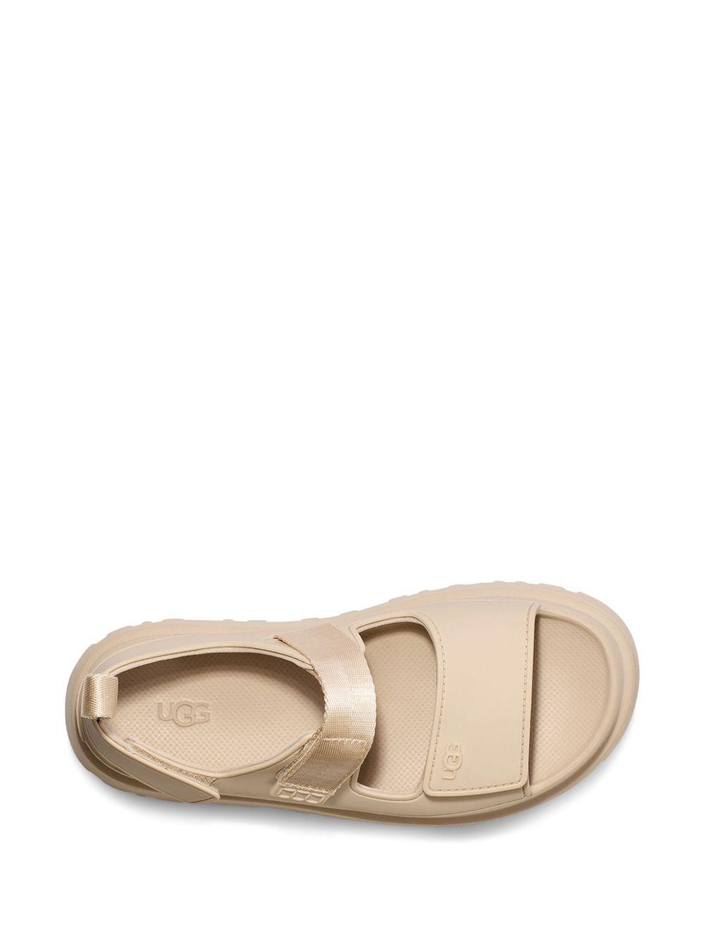 GoldenGlow flatform sandals Product Image