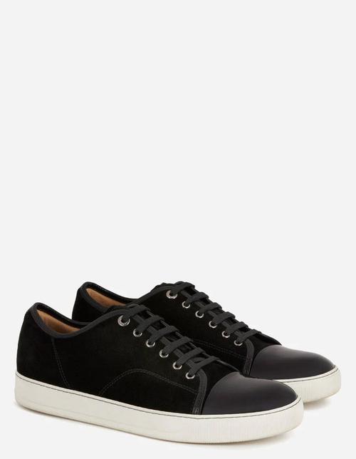 Black DBB1 Suede & Patent Leather Sneakers Product Image