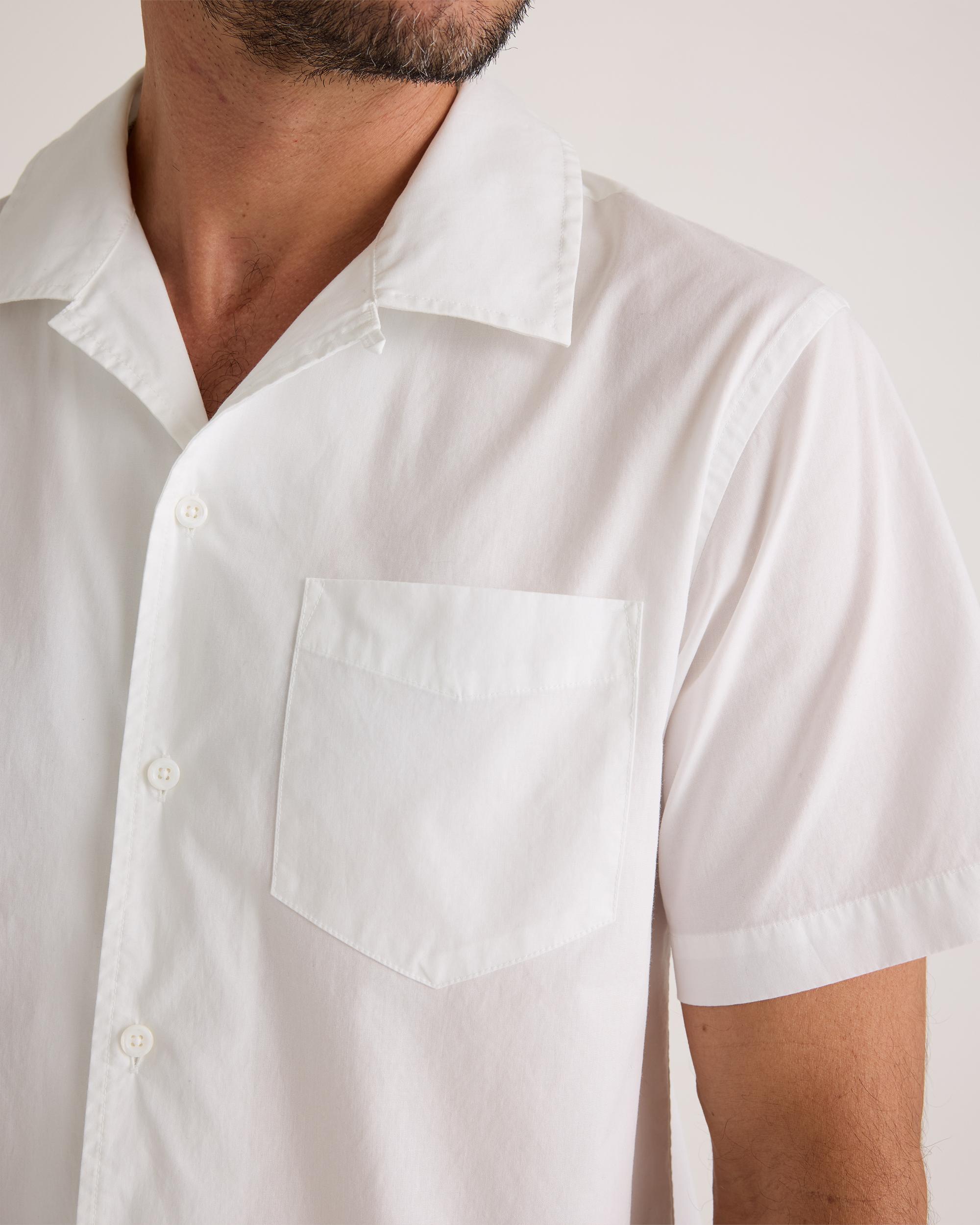 Quince | Men's Stretch Poplin Camp Shirt Organic Cotton Product Image