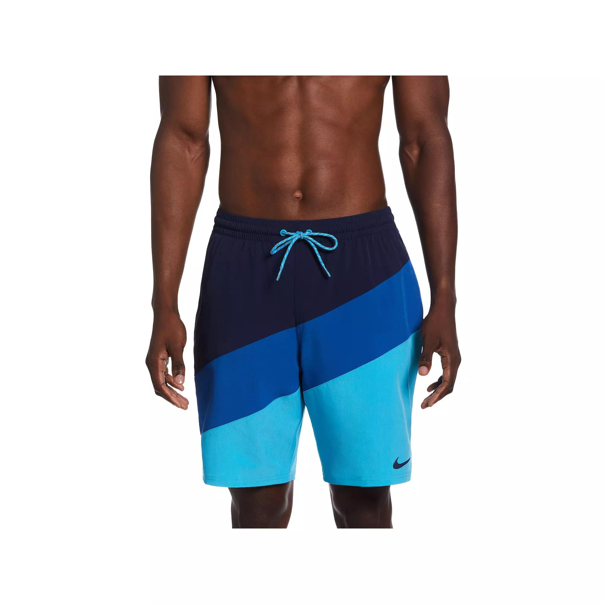 Men's Nike 9" Color Surge Swim Trunks, Size: XXL, Pink Spell Product Image