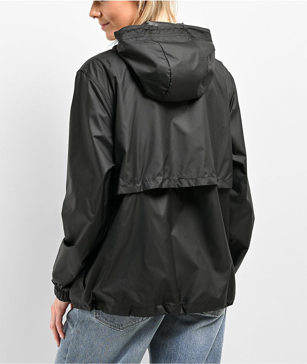 Nike Sportswear Essential Repel Black Zip Windbreaker Jacket Product Image