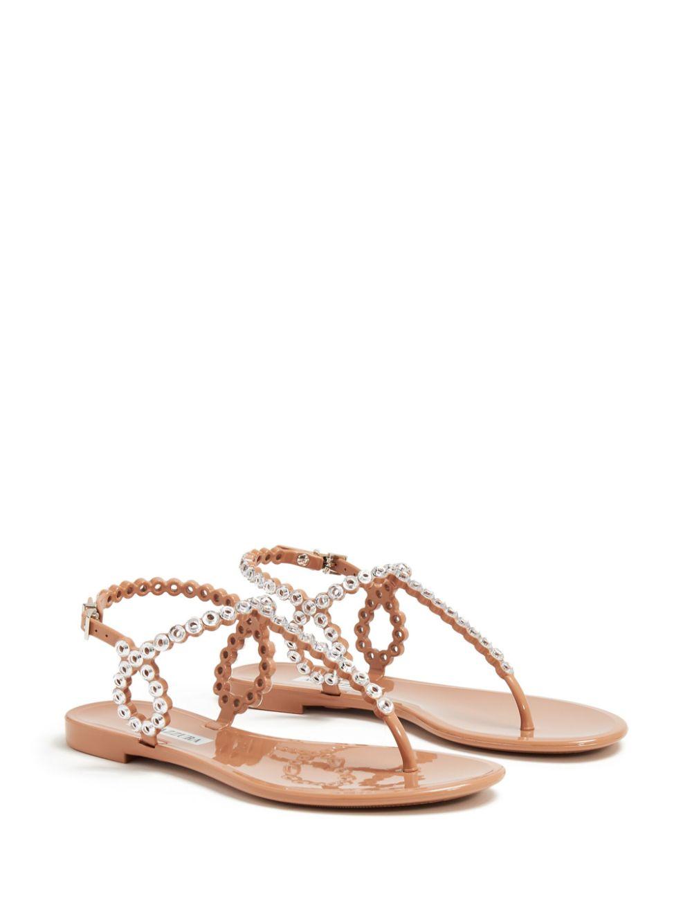 Almost Bare crystal-embellished sandals Product Image