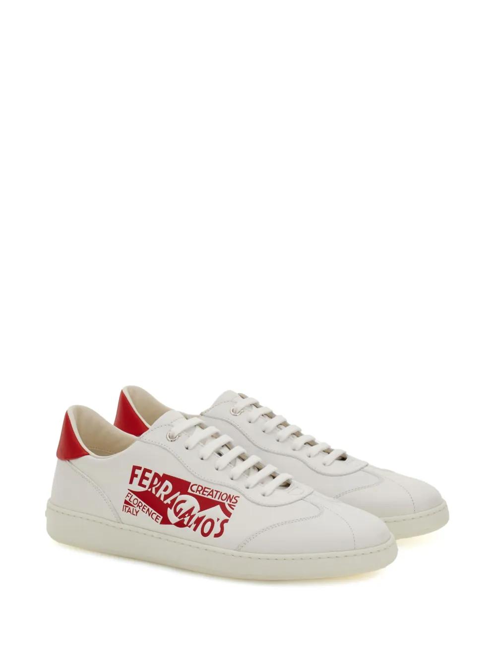 Venna-logo leather sneakers Product Image