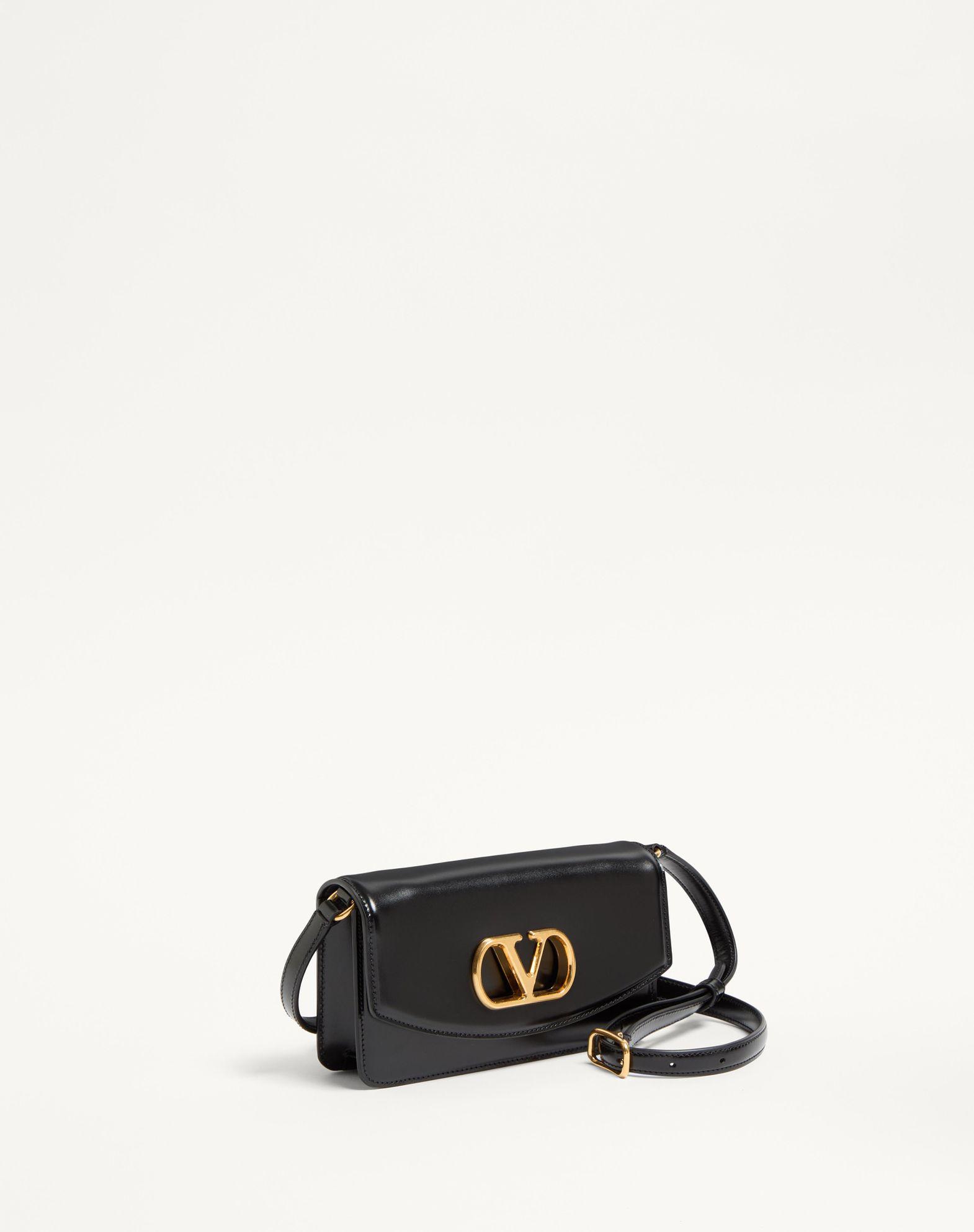 Valentino Garavani Vain Clutch Bag In Shiny Calfskin Product Image