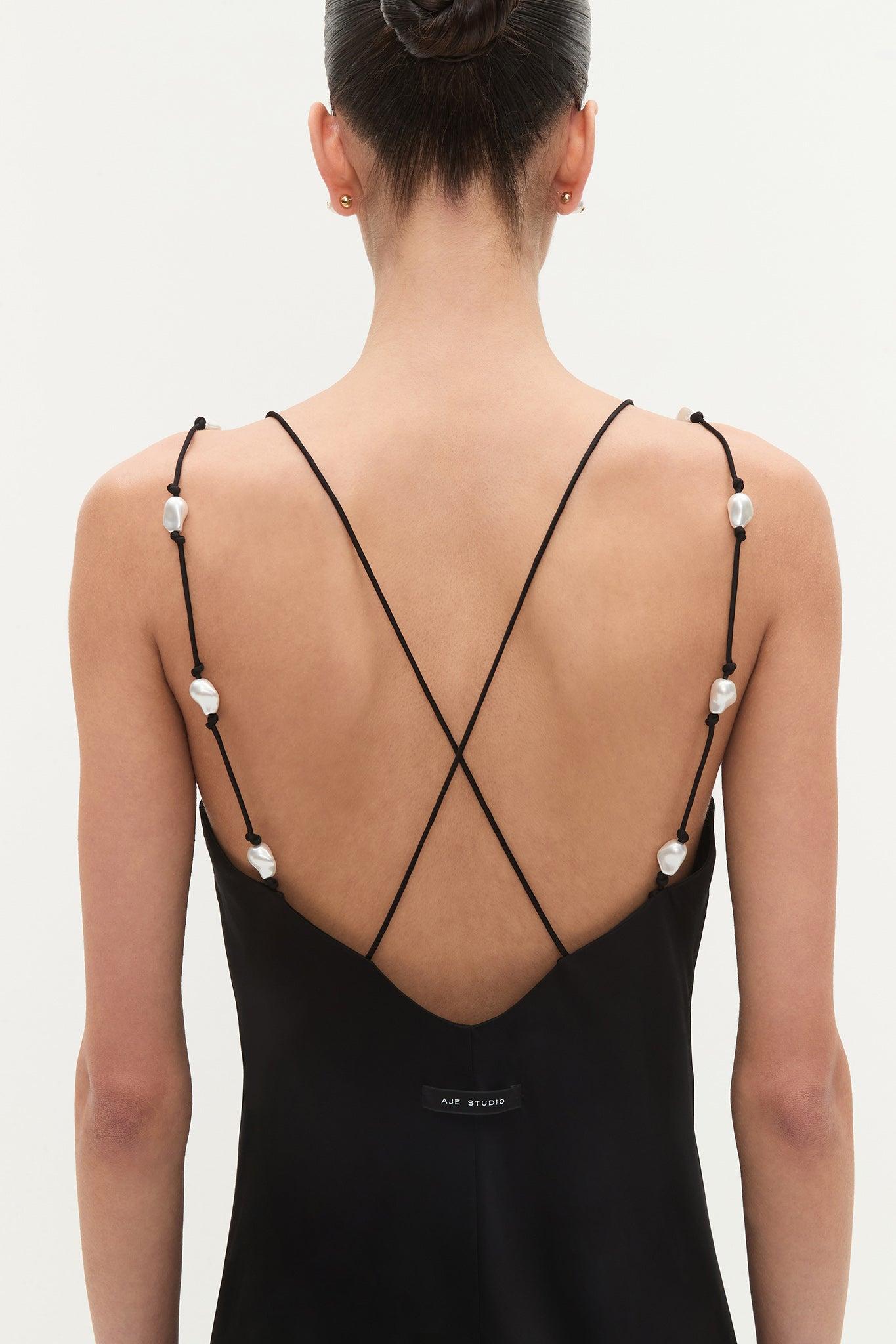 Agate Cross Back Mini Dress Product Image