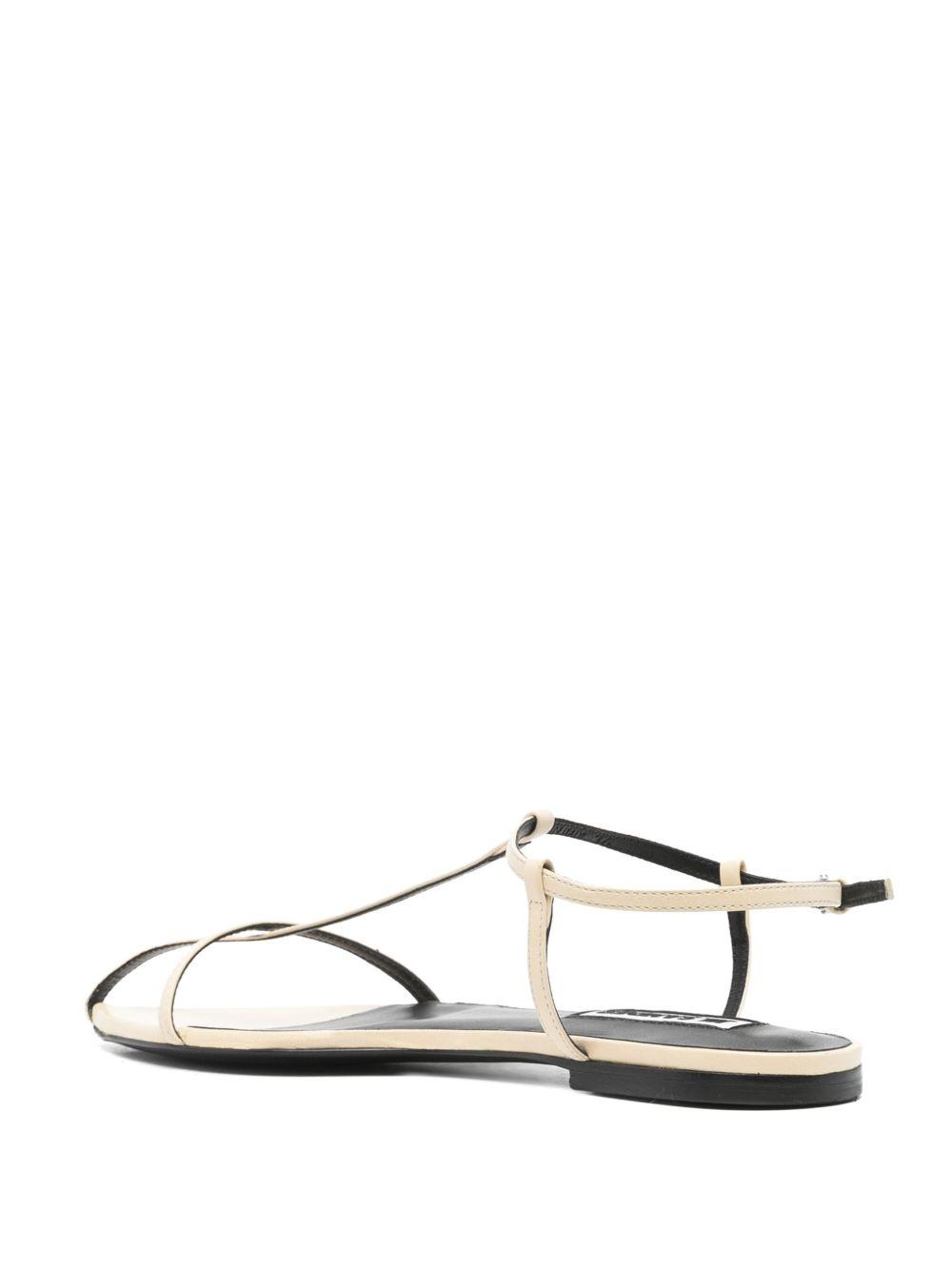 flat leather sandals Product Image