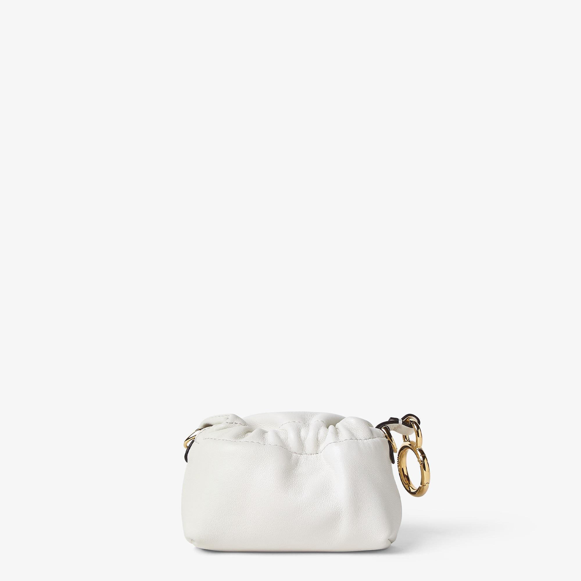 Mamma Baguette NanoWhite leather miniature bag Product Image