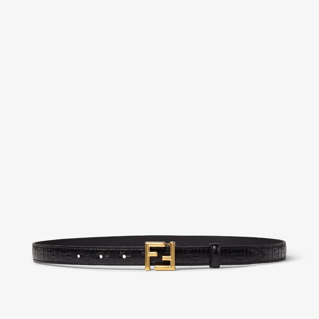 FF BeltBlack leather belt Product Image
