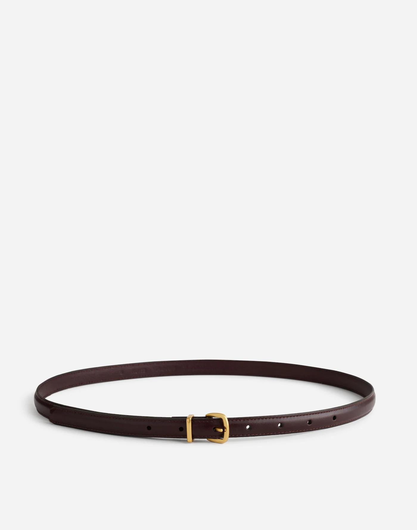 The Essential Skinny Leather Belt Product Image