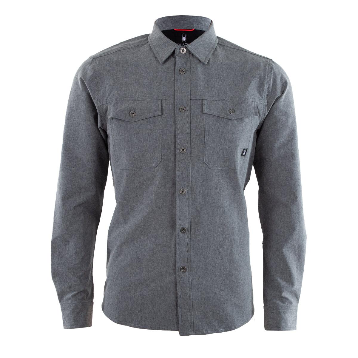 Spyder Men's Melange Long Sleeve 2 Pocket Shirt Product Image