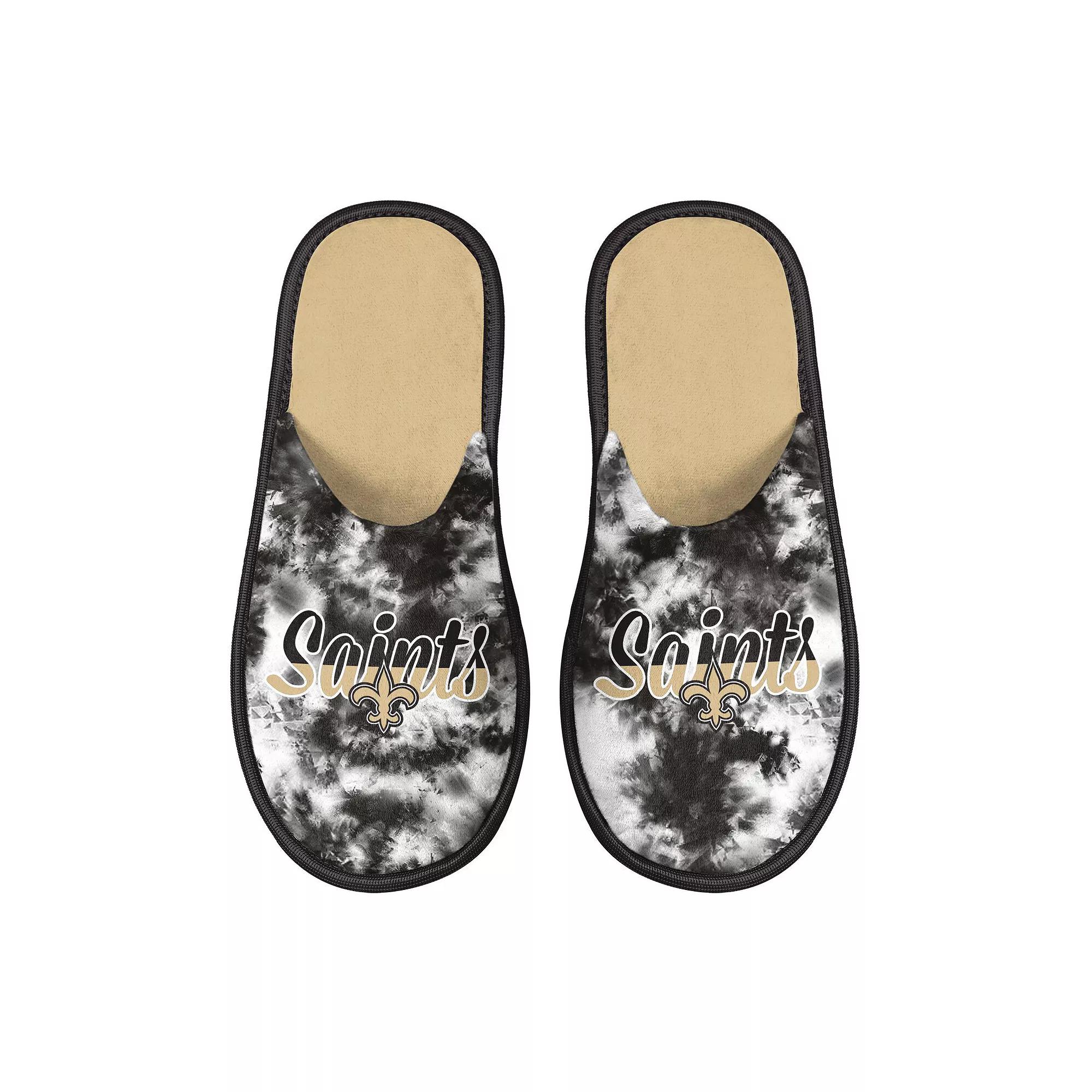Women's FOCO New Orleans Saints Team Scuff Slide Slippers, Size: Small, Black Product Image