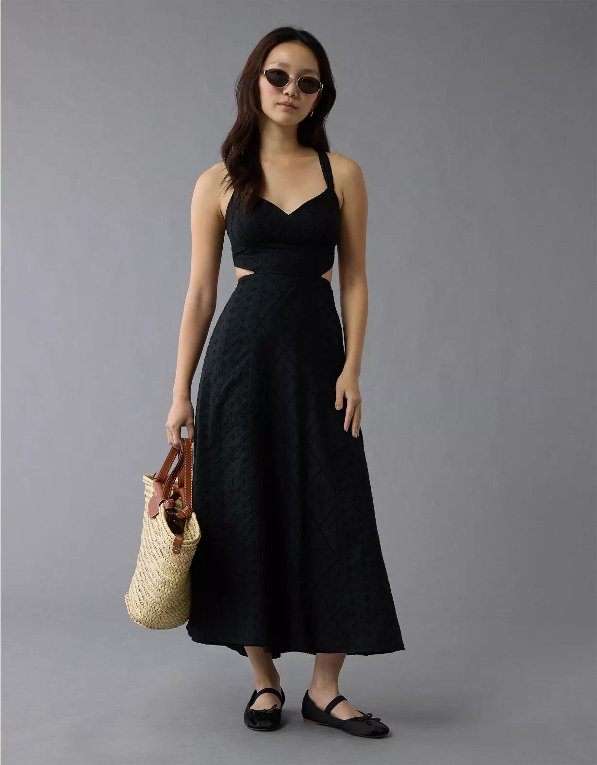AE Cut-Out Midi Dress Product Image