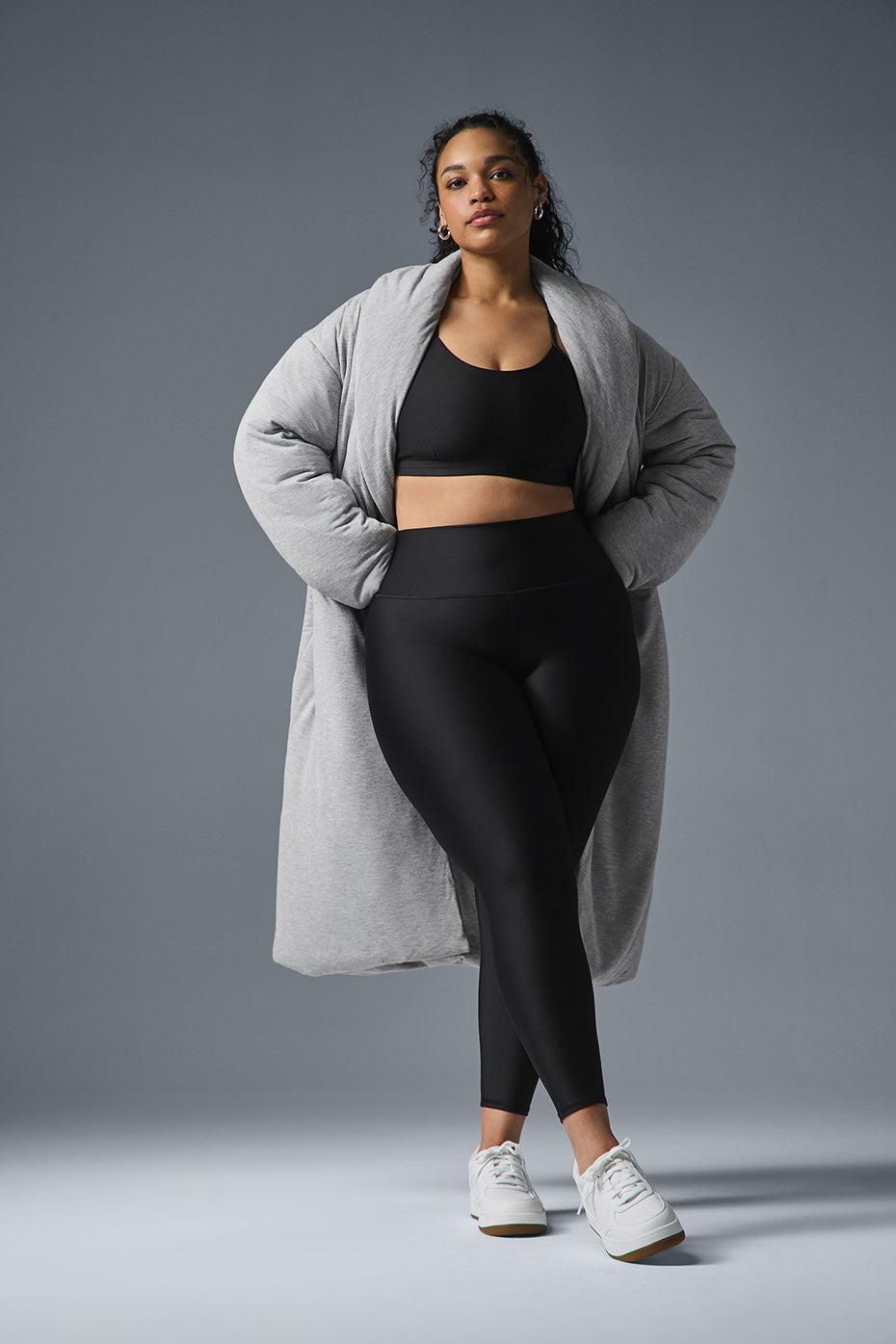 Quilted Perfection Puffer - Athletic Heather Grey Product Image