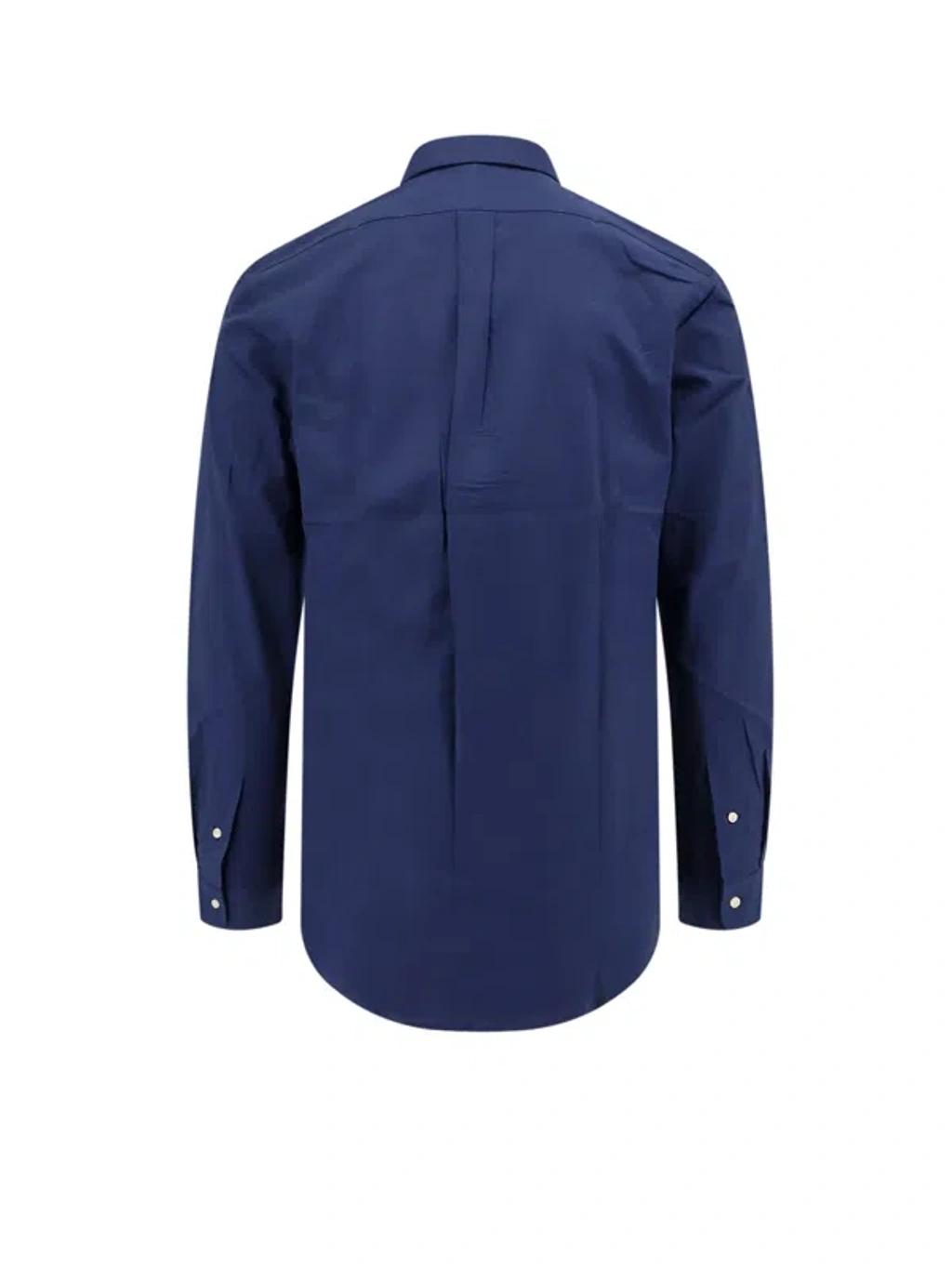 POLO RALPH LAUREN Camicia Bd In Popeline Stretch Slim-fit Shirt In Blue Product Image