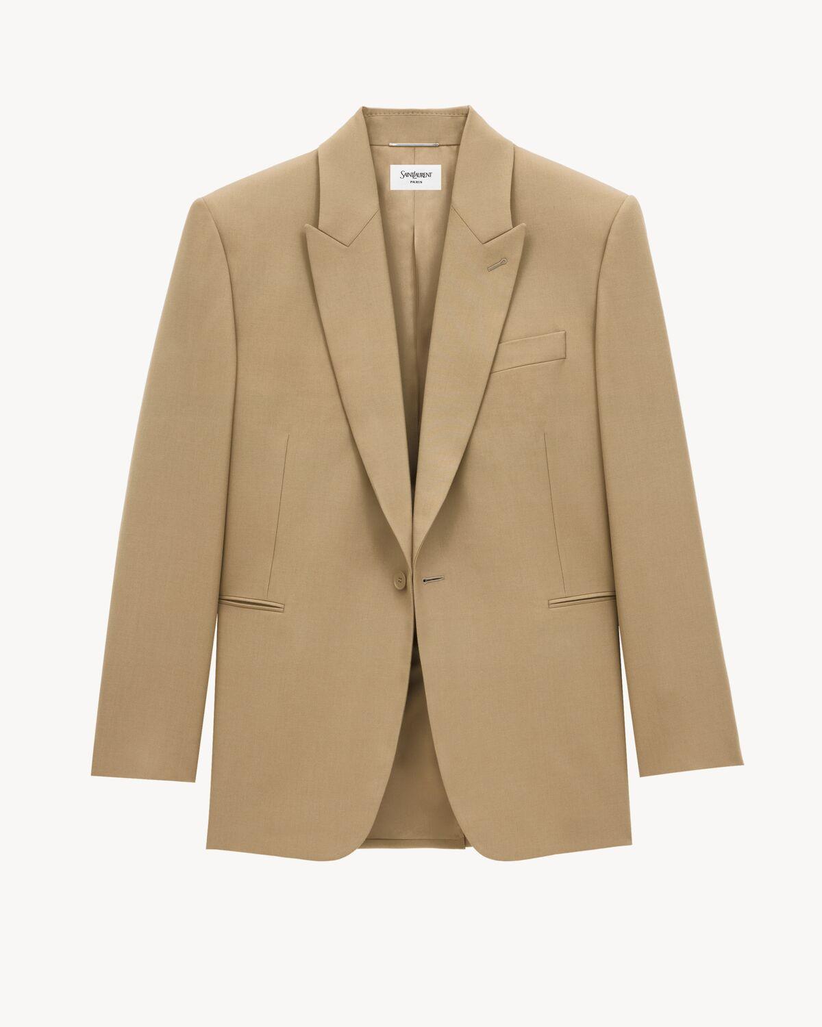 jacket in wool gabardine Product Image