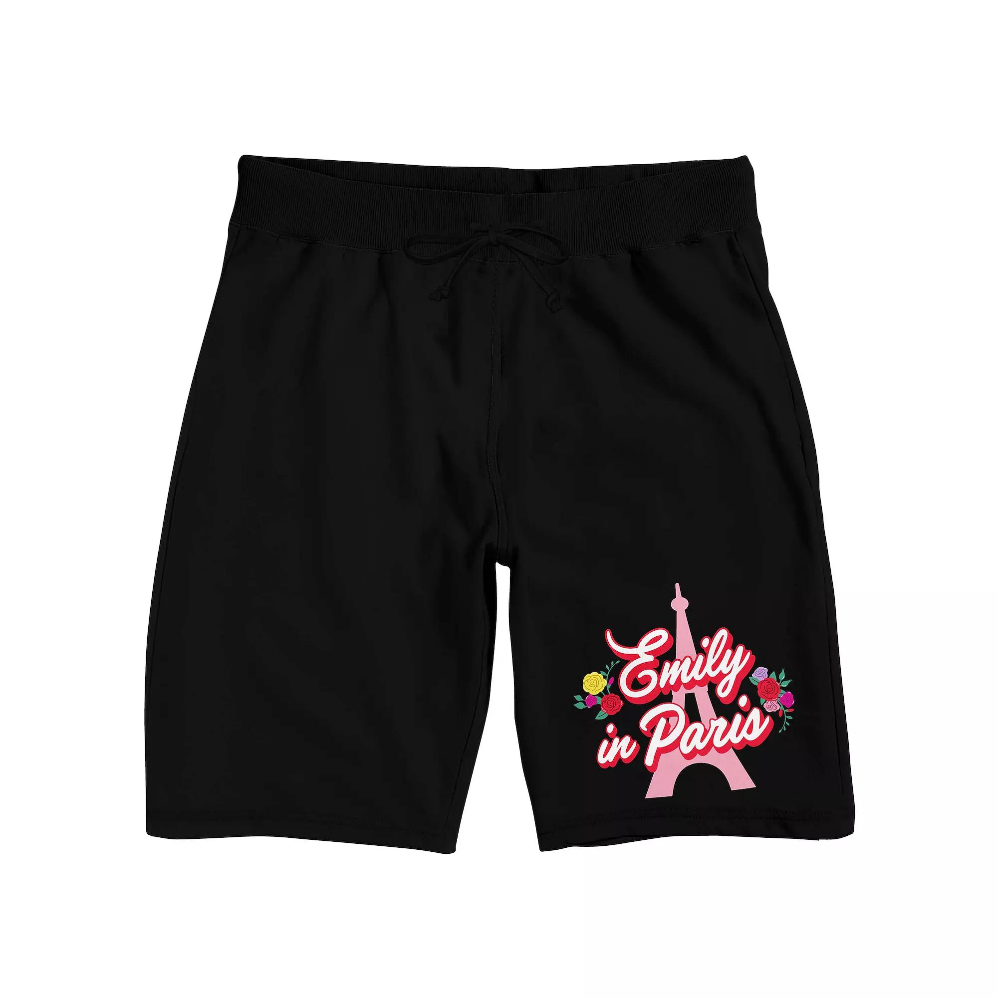 Men's The Shining Logo Pajama Shorts, Size: XXL, Black Product Image