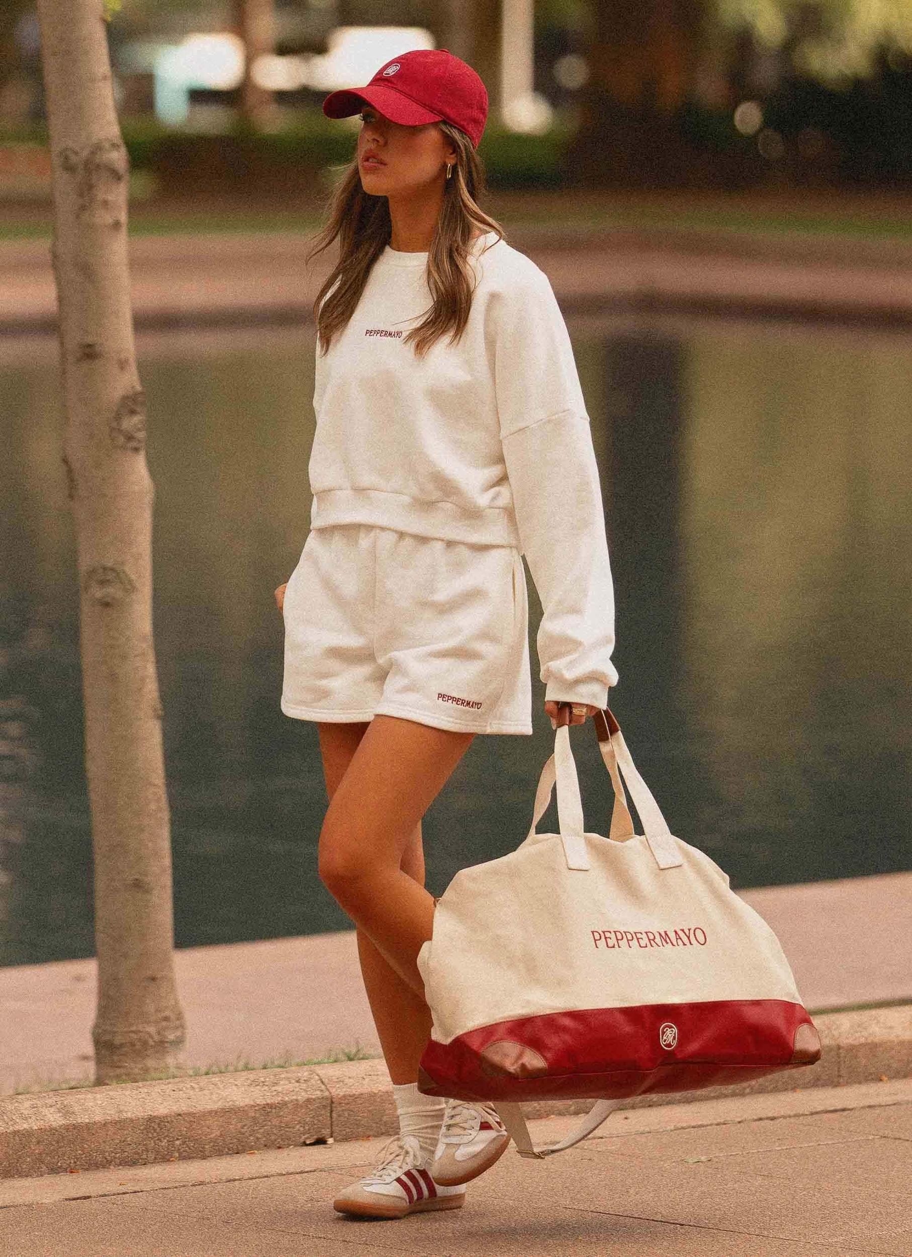 Signature Sweatshorts - Ivory Product Image